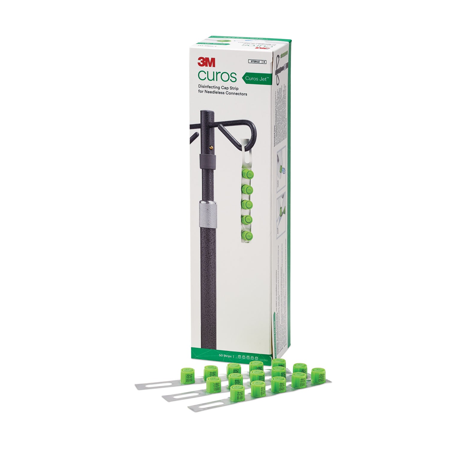 CFJ5-250 - Solventum Corporation - Tapa de chorro, 10 Curos/tira, 50 tiras/caja, 10 cajas/caja (solo EE. UU. continentales + HI), caja