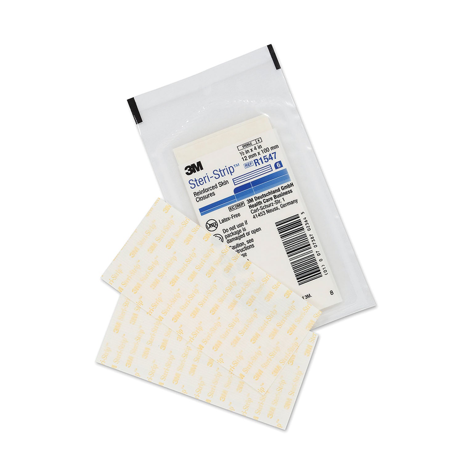 R1547 - Solventum Corporation - 加強型皮膚縫合線，½英寸 x 4英寸，6條/袋，50袋/盒，4盒/箱（僅限美國大陸及夏威夷），箱裝