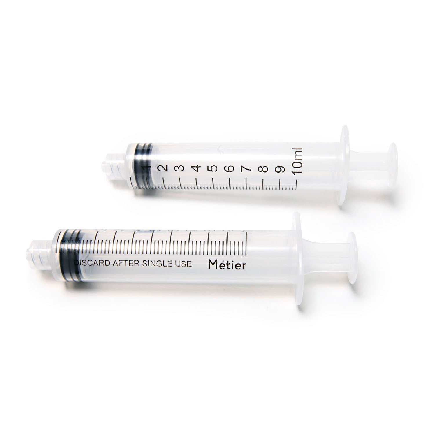DSLL10 - Metier Medical USA, LLC - 一次性皮下注射標準注射器，10毫升，100支/盒，12盒/箱，箱裝