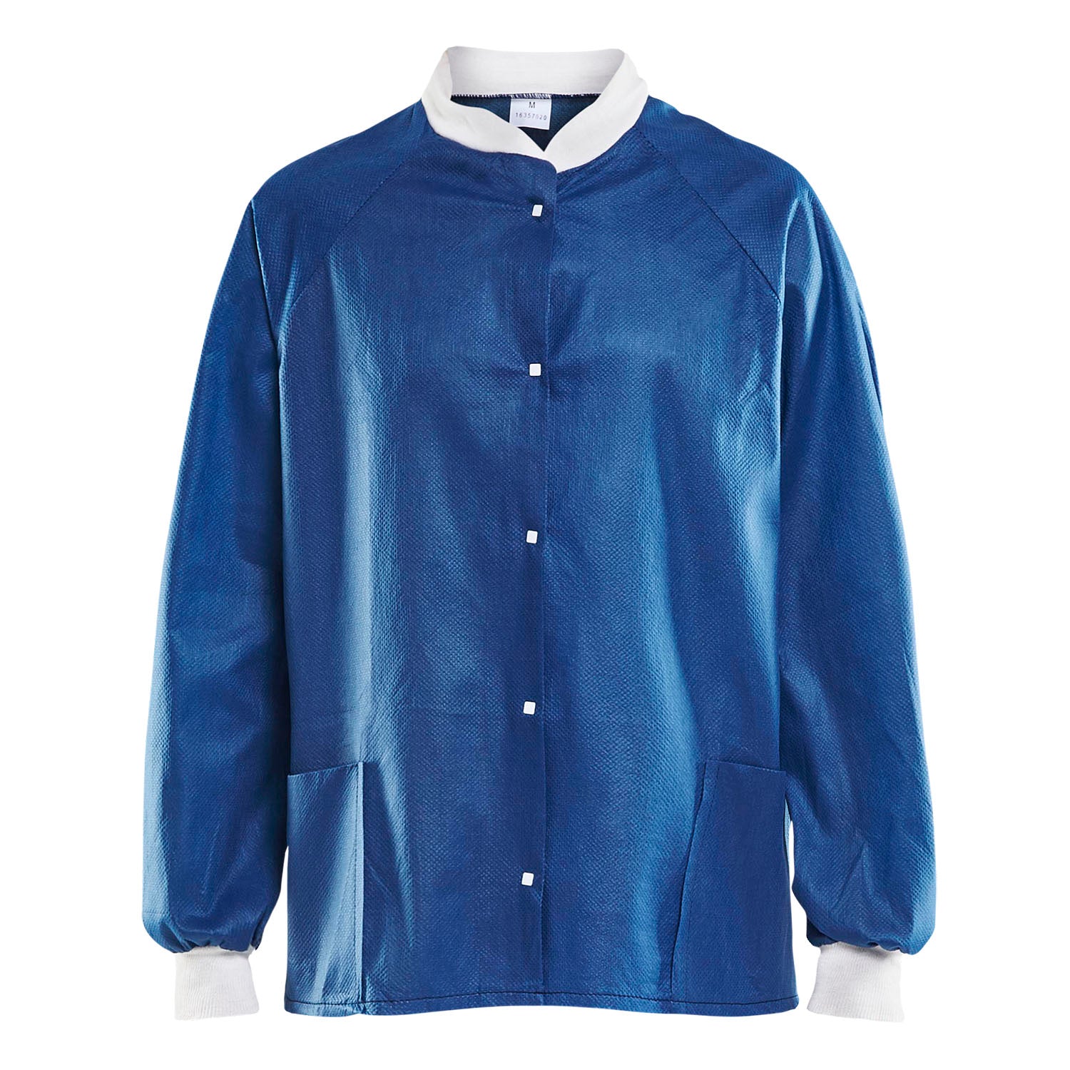 28010 - Molnlycke Health Care US, LLC - Warm-Up Jacket, Medium, Blue, 48/cs (US Only)    , cs