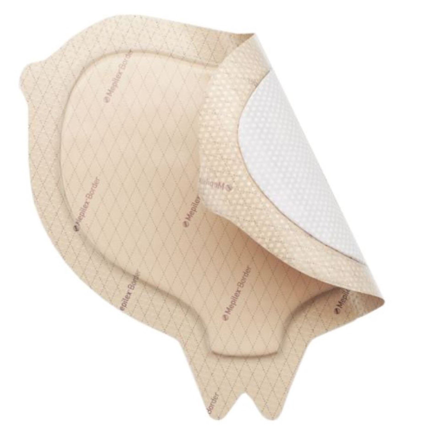 282455 - Molnlycke Health Care US, LLC - Border Foam Sacrum Dressing, 8.7” x 9.8” (22 x 25cm), Self-Adherent Soft Silicone, 10/bx, 4bx/cs (US Only)    , cs