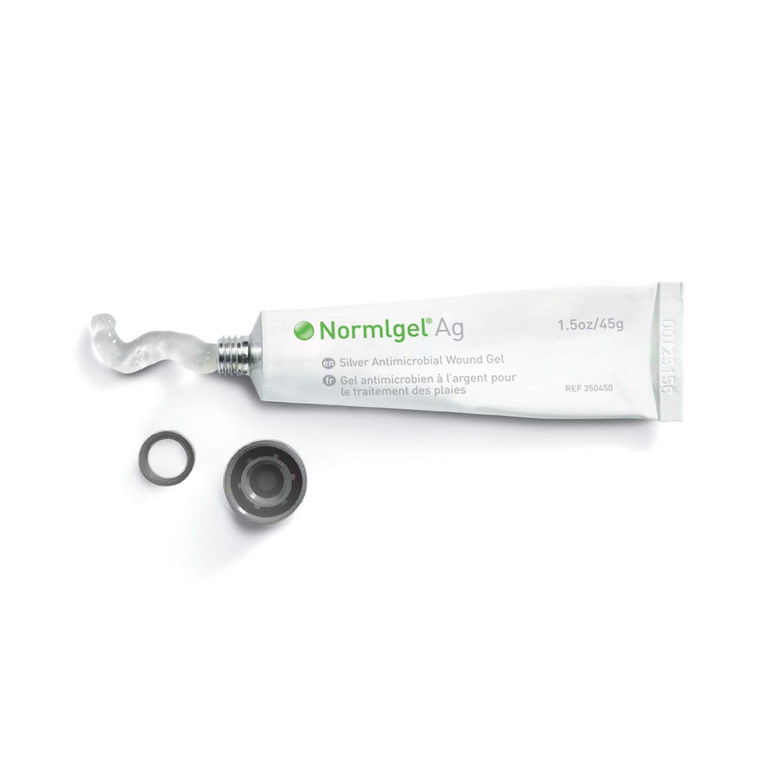 350450 - Molnlycke Health Care US, LLC - 銀離子抗菌傷口凝膠，1.5盎司，10支/盒，3盒/箱（僅限美國），箱裝