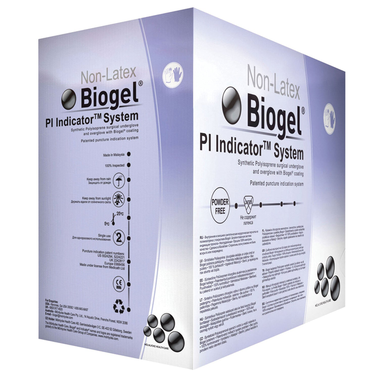 41665 - Molnlycke Health Care US, LLC - Surgical Glove, Size 6½, Sterile, Non-Latex, Powder Free (PF), 50/bx, 4 bx/cs (US Only)    , cs