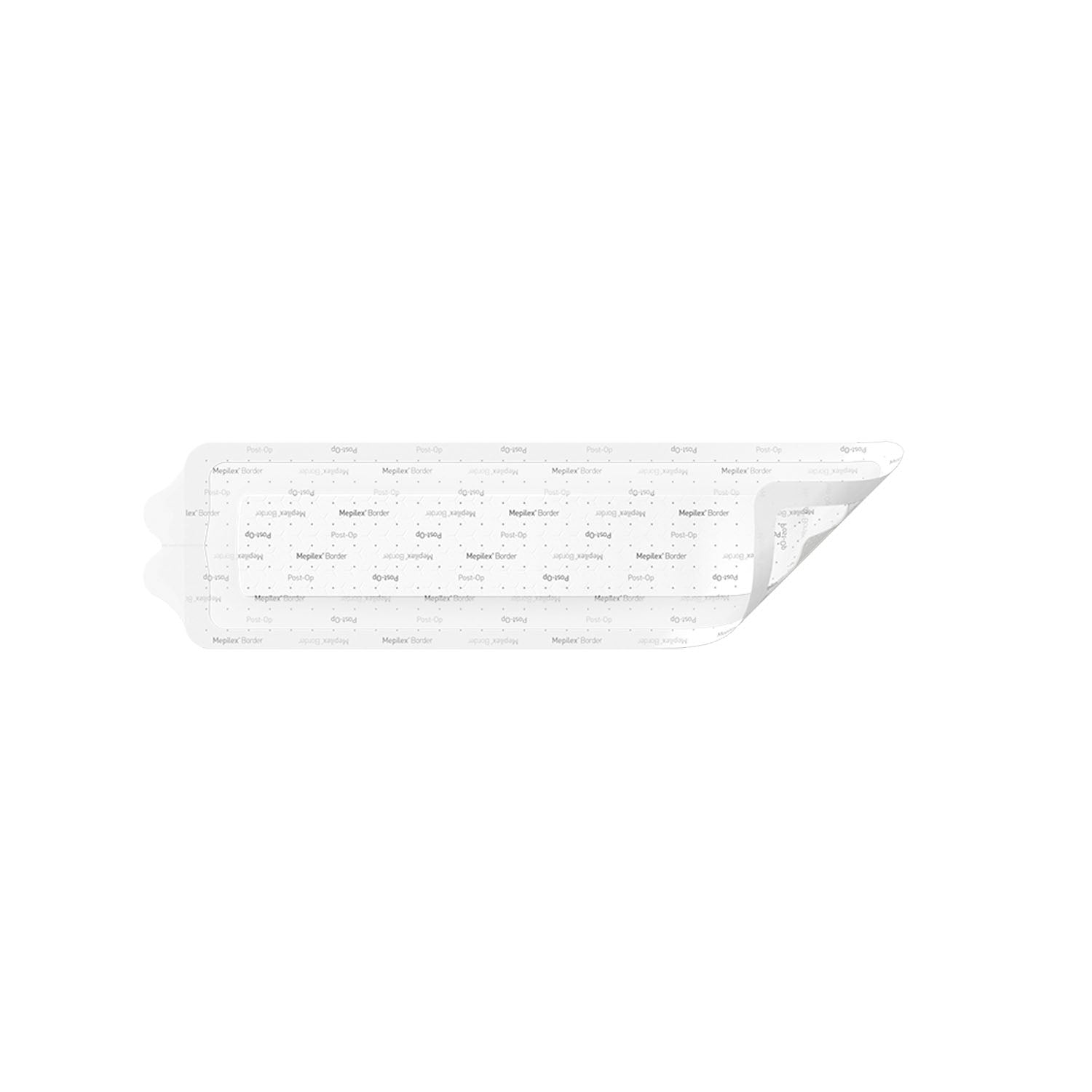 496650 - Molnlycke Health Care US, LLC - Mepilex Border Post Op Advanced Dressings, 10cm x 35cm, 5/bx, 10 bx/cs (US Only)    , cs