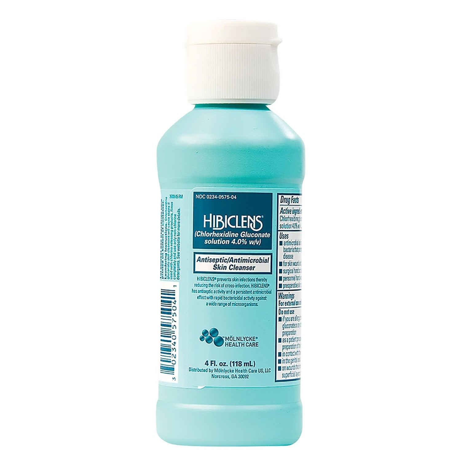 57504 - Molnlycke Health Care US, LLC - Limpiador de piel, 4 oz líquido, 48/caja (72 cajas/plt) (solo EE. UU.) (se aplican tarifas HAZMAT, no se puede enviar por aire ni a AK, GU, HI, MP, PR, VI), caja