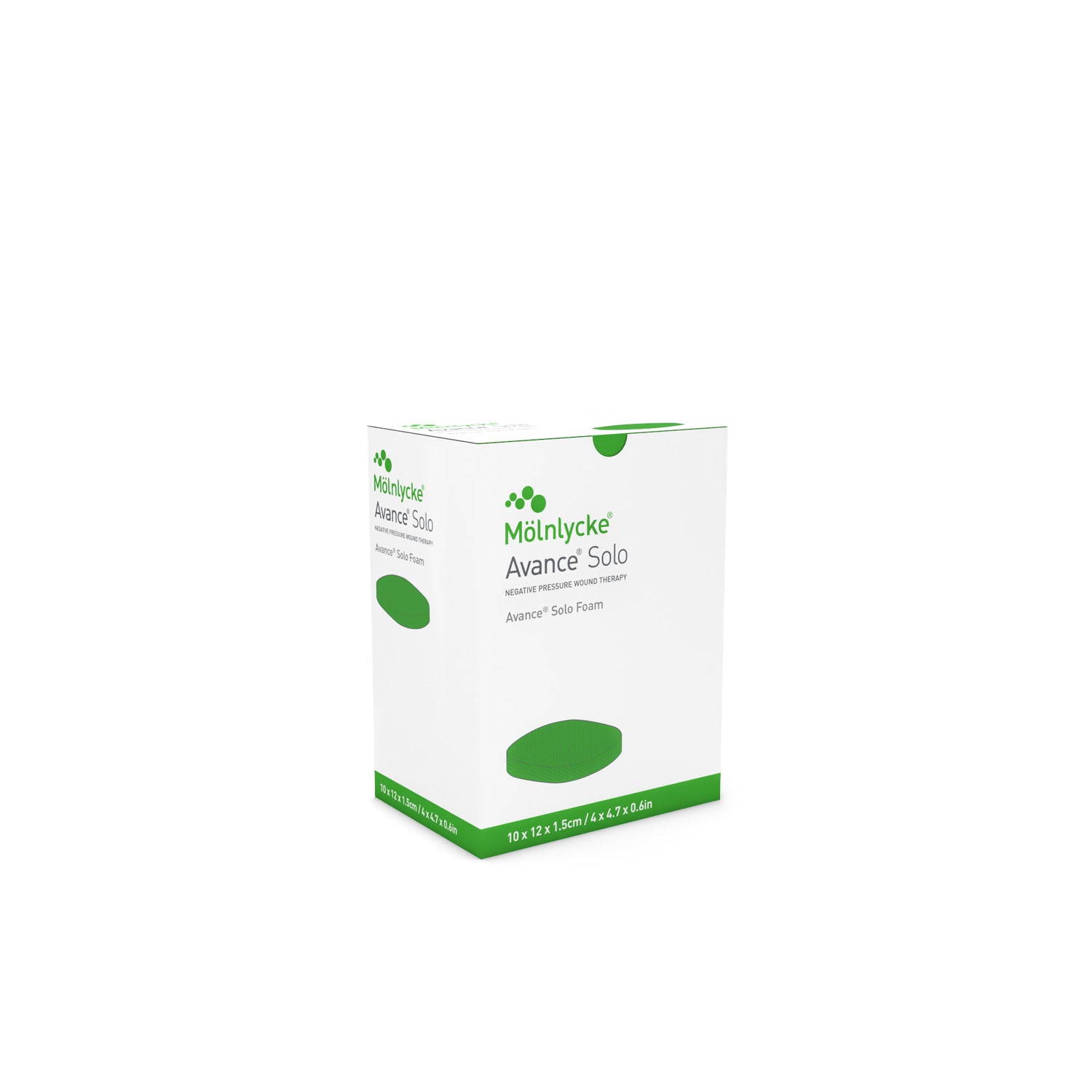 882000 - Molnlycke Health Care US, LLC - Avance Solo 泡棉傷口填充劑，4 盒/箱，2 盒/箱（僅限美國），箱裝