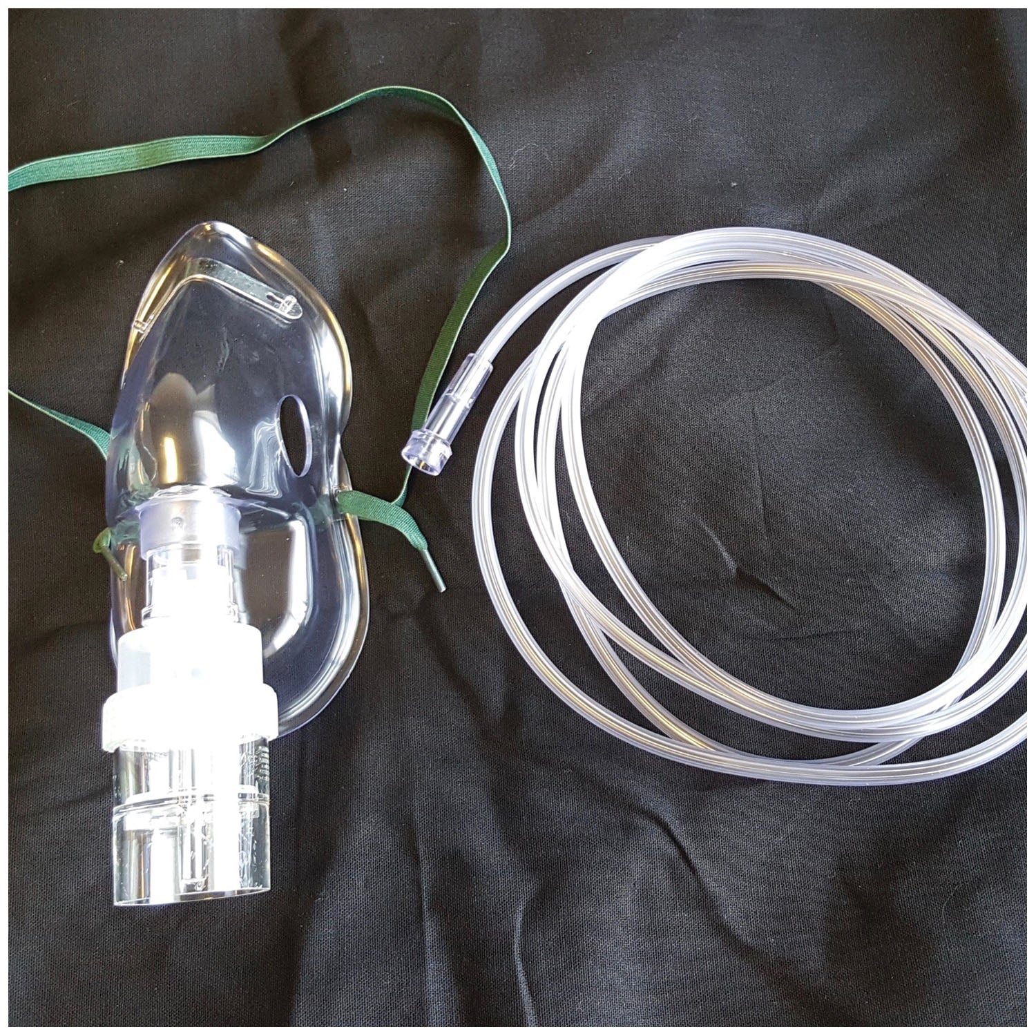 MTR-22885Z - Med-Tech Resource, LLC - Nebulizer with Mask, w/ 22mm connector, Adult, Elongated, 7' Star Tubing, 50/cs (35 cs/plt)     , cs