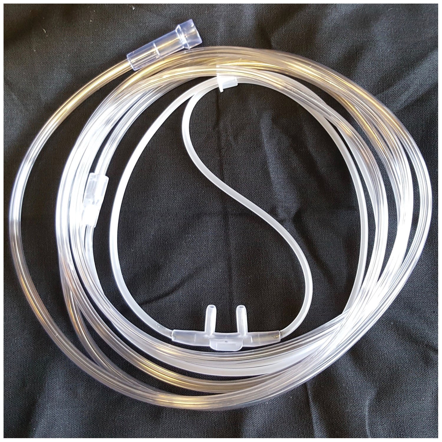 MTR-24002 - Med-Tech Resource, LLC - Nasal Oxygen Cannula, Adult, Non-Flared, Curved Tip, 7' Star Tubing, 50/cs (72 cs/plt) (Rx) (US Only, Excluding IN and ND)    , cs