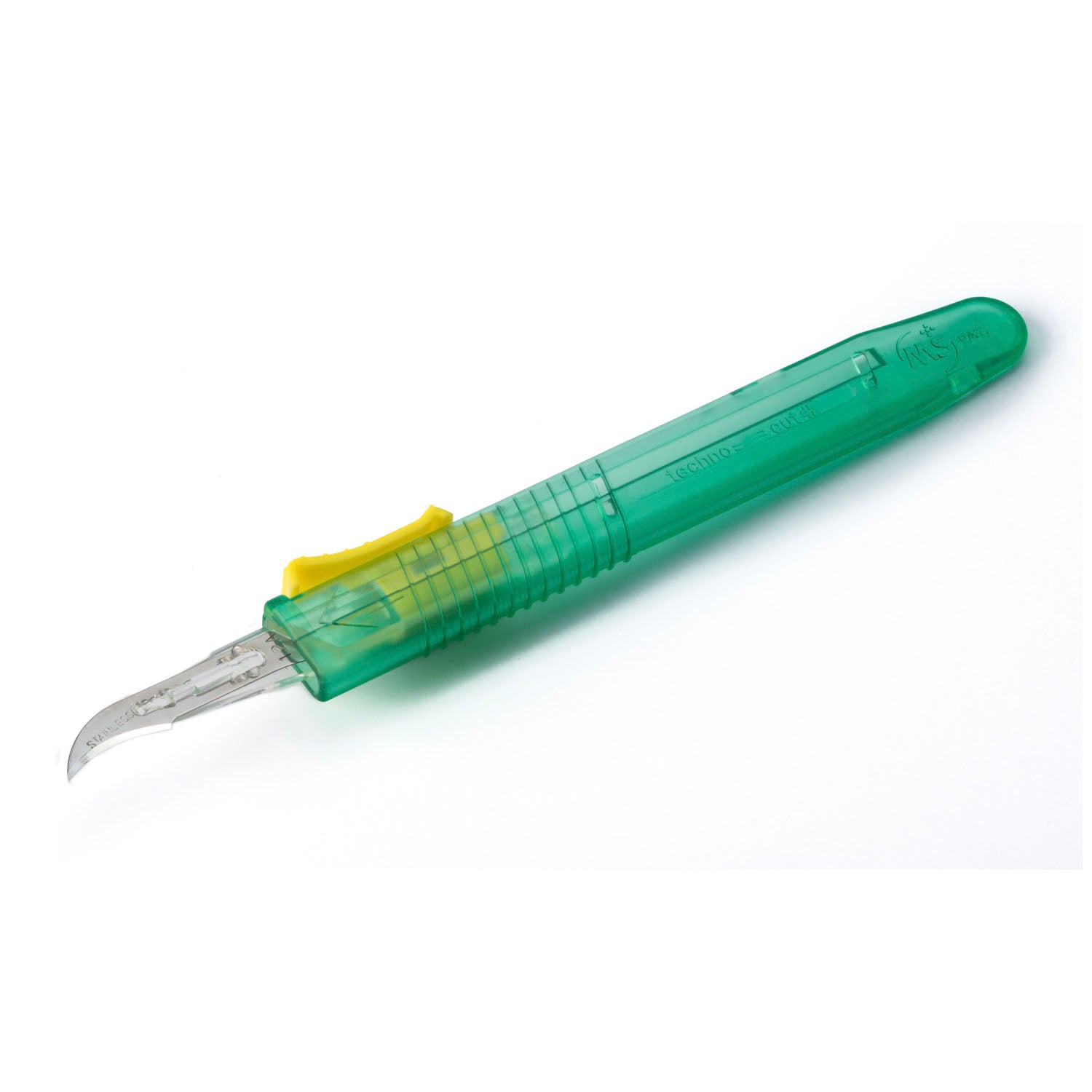 6008TR-12 - Myco Medical - 可伸縮安全手術刀及12號刀片，10把/盒（僅限美國），盒裝