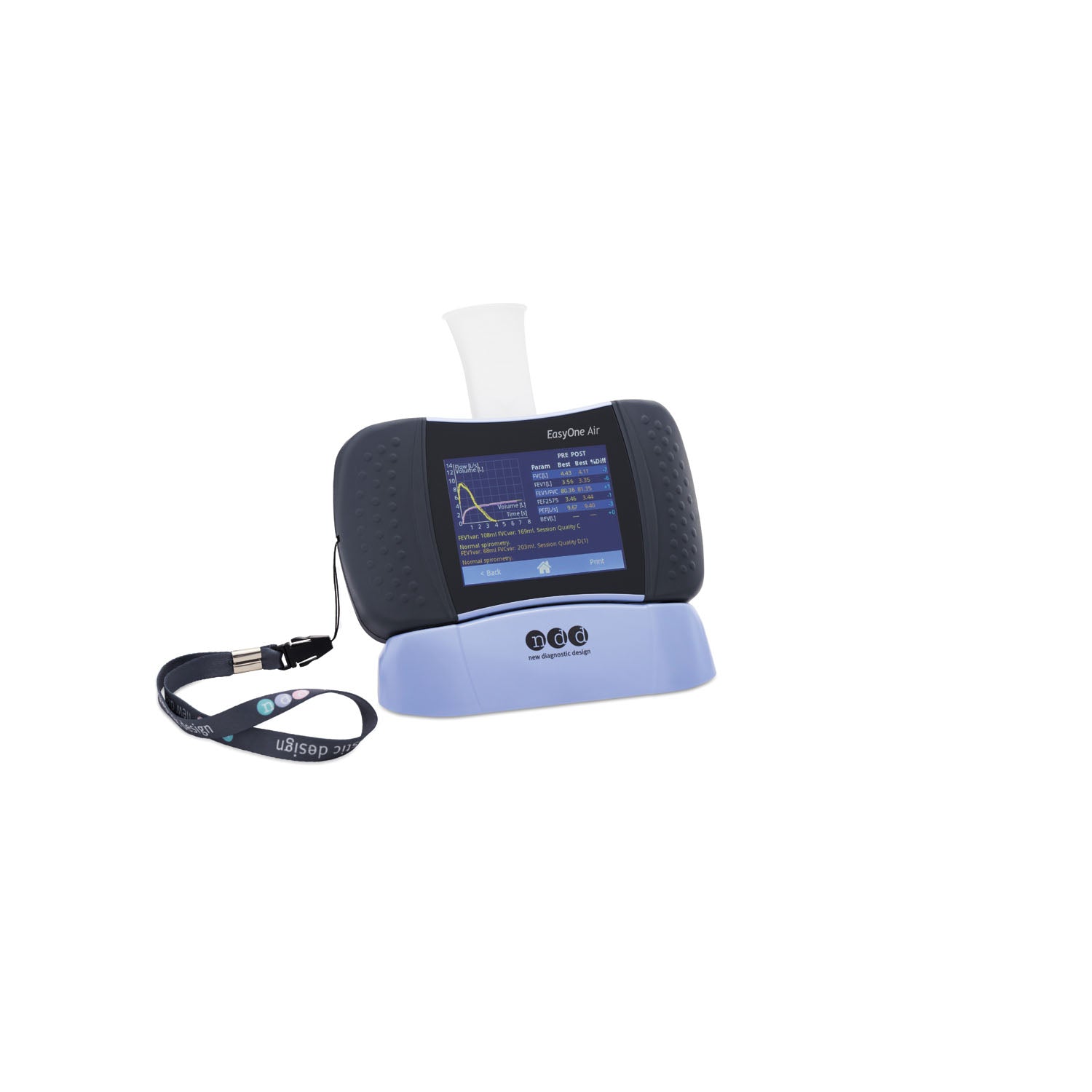 2500-2 - ndd Medical Technologies - EasyOne Air Spirometer (Previous Item # 2500-2A) (Not Available to Drop Ship from Vendor into Canada)    , ea