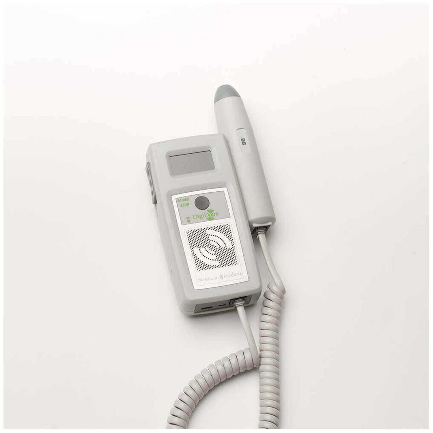 DD-330R-D8 - Newman Medical - 無顯示器數位多普勒儀 (DD-330R)，帶充電器和 8 MHz 血管探頭（僅限美國）（僅限代發貨），每台