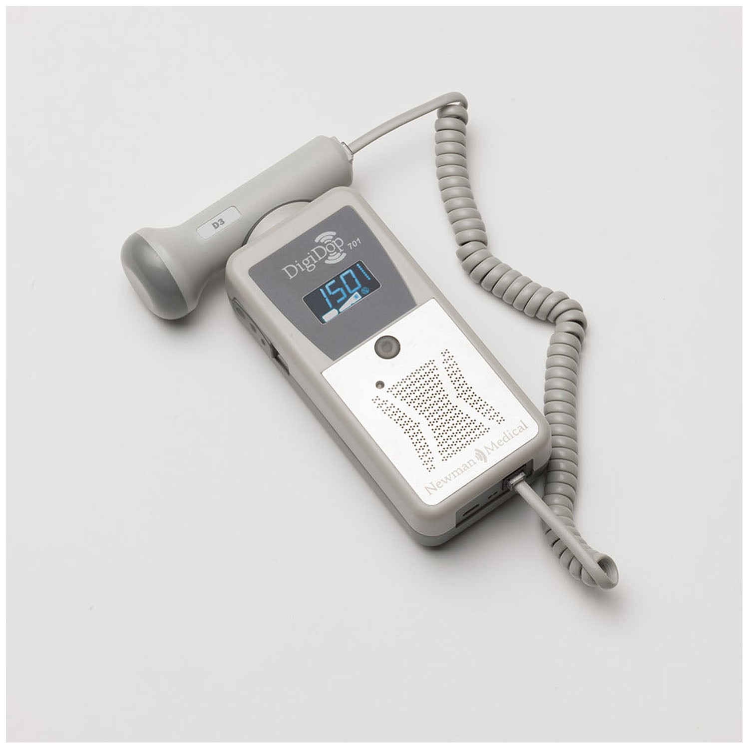 DD-701-D3W - Newman Medical - Digital Display Doppler (DD-701) & 3MHz Waterproof Rechargeable Obstetrical Probe (US Only) (DROP SHIP ONLY)    , ea
