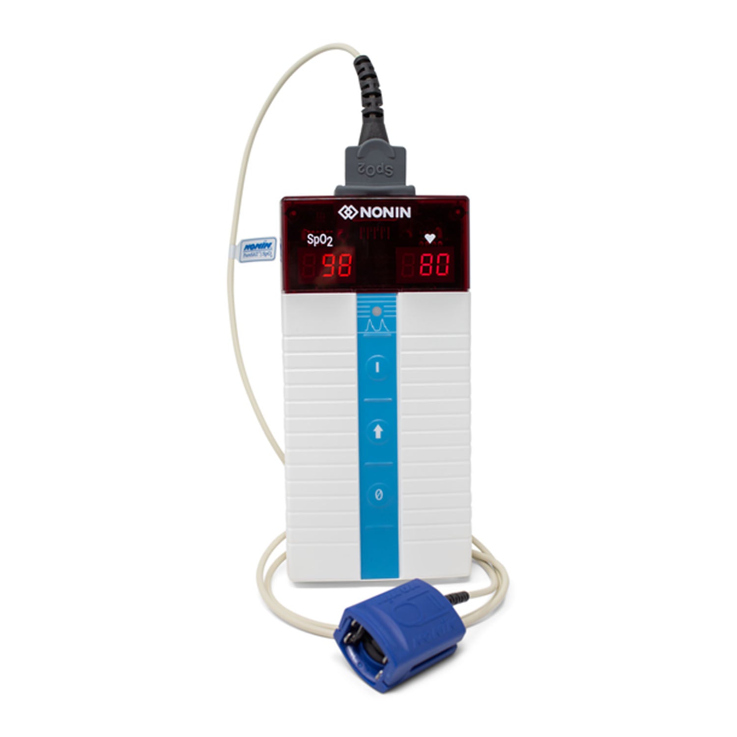 113255-02 - Nonin Medical, Inc. - Includes: (1) 8000AA-2 Adult Finger Clip SpO2 Sensor, (6) AA Alkaline Batteries, and (1) 8500 Series Operator's Manual on CD Rom (Continental US Only - including Alaska & Hawaii)    , ea