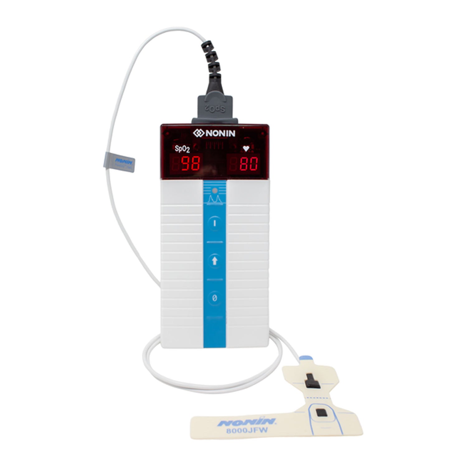 113255-08 - Nonin Medical, Inc. - Includes: (1) 8000J Adult Flex SpO2 Sensor, (6) AA Alkaline Batteries, and (1) 8500 Series Operator's Manual on CD Rom (Continental US Only - including Alaska & Hawaii) (DROP SHIP ONLY)    , ea