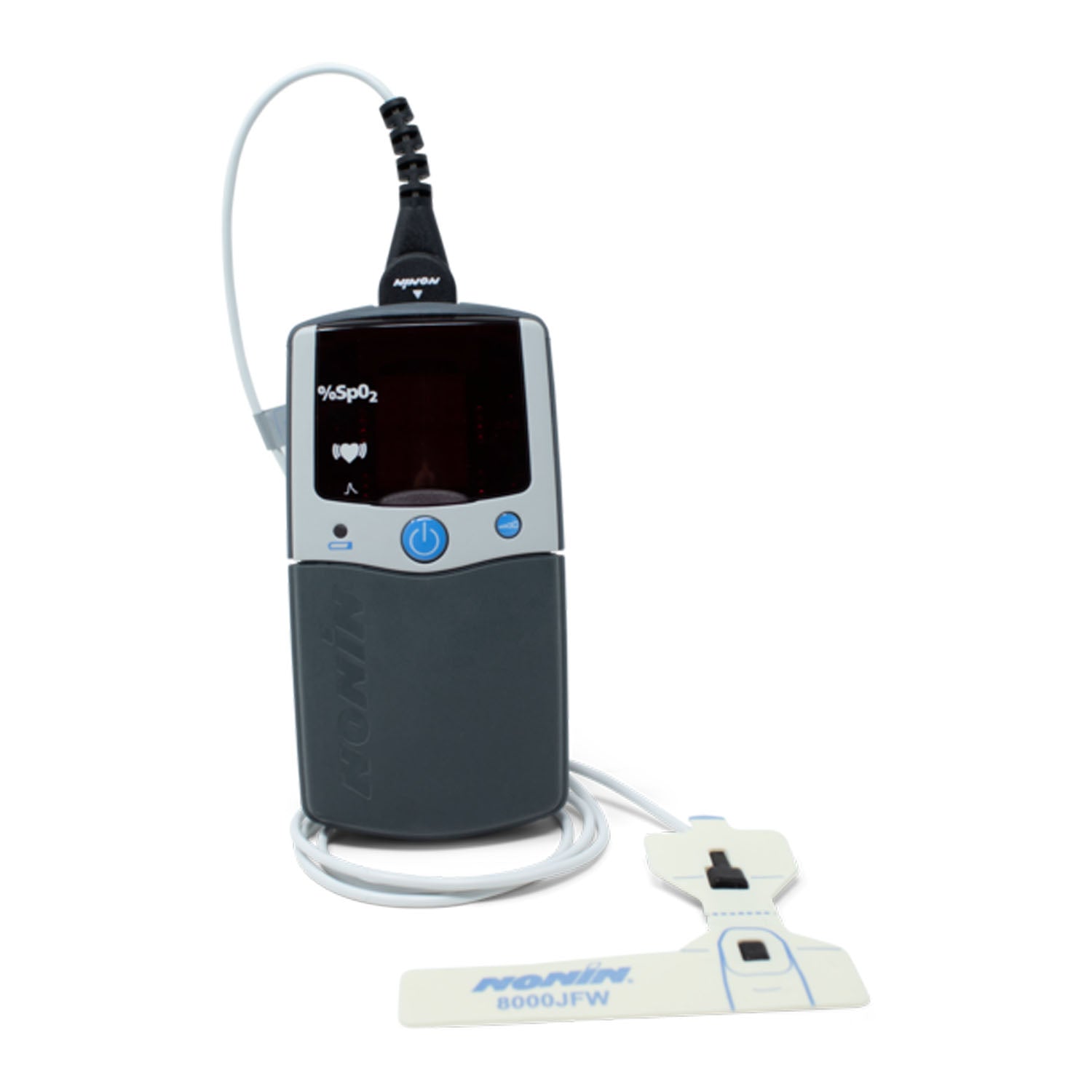 2500A-08 - Nonin Medical, Inc. - Includes:  (1) 8000J Adult Flex SpO2 Sensor, and (4) AA Alkaline batteries, (1) 2500/2500A Operator’s Manual on CD Rom (Continental US Only - including Alaska & Hawaii) (DROP SHIP ONLY)    , ea