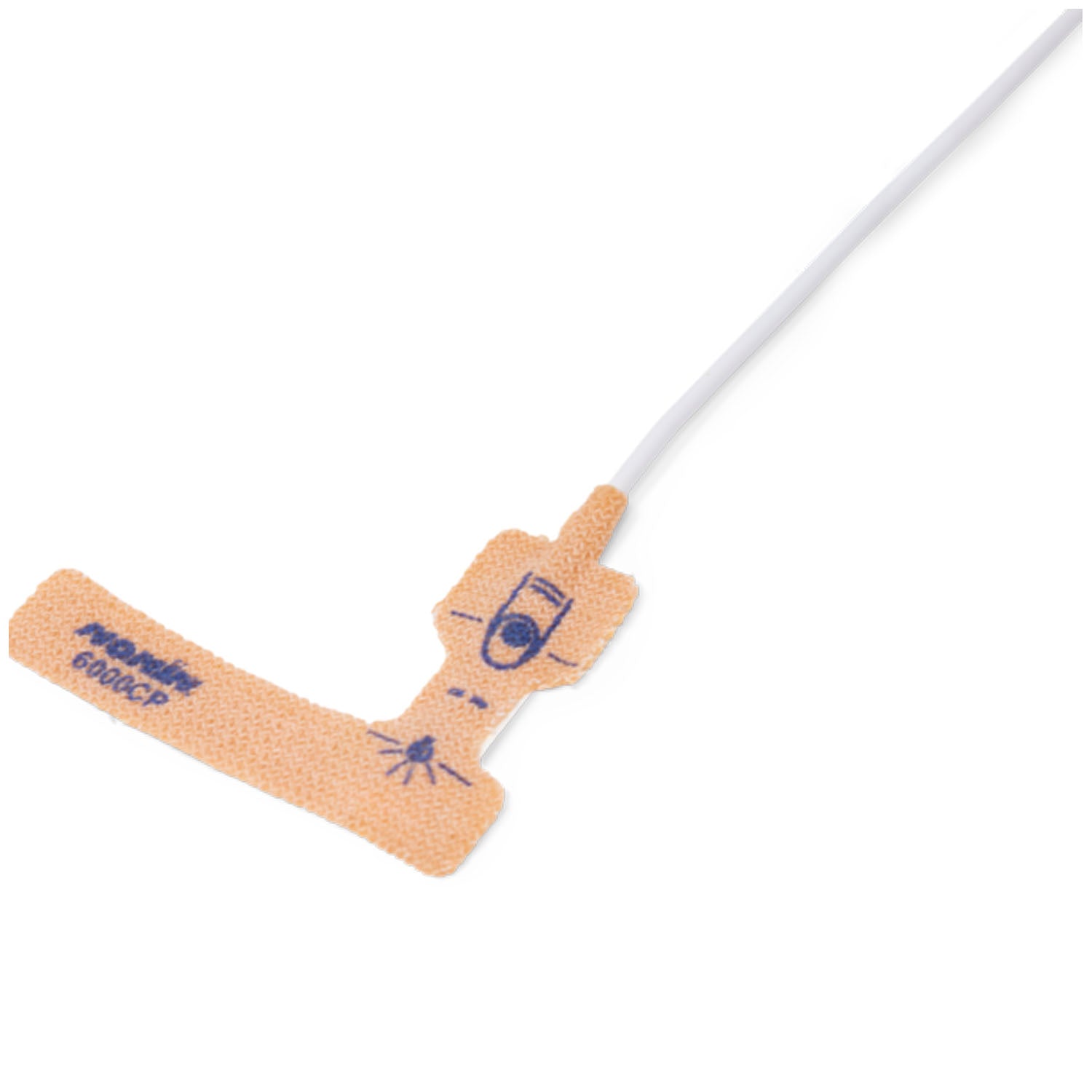 7426-002 - Nonin Medical, Inc. - SpO2 Sensor, Cloth, Disposable, Pediatric, 6000CP (1meter), 24/bx (Continental US Only - including Alaska & Hawaii)    , bx