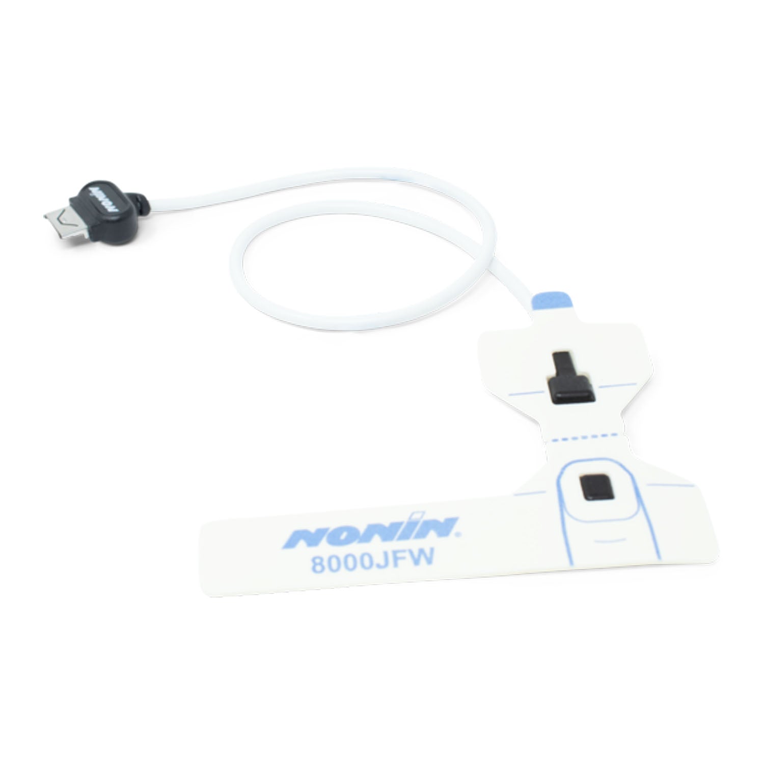 7702-000 - Nonin Medical, Inc. - SpO2 Sensor, Flex, Reusable, 8000J-WO2, Wrist-Ox2, 16 Pin (12 inch/30 cm), WristOx2® 3150,  with 25 FlexiWraps® (Continental US Only - including Alaska & Hawaii) (DROP SHIP ONLY)    , ea