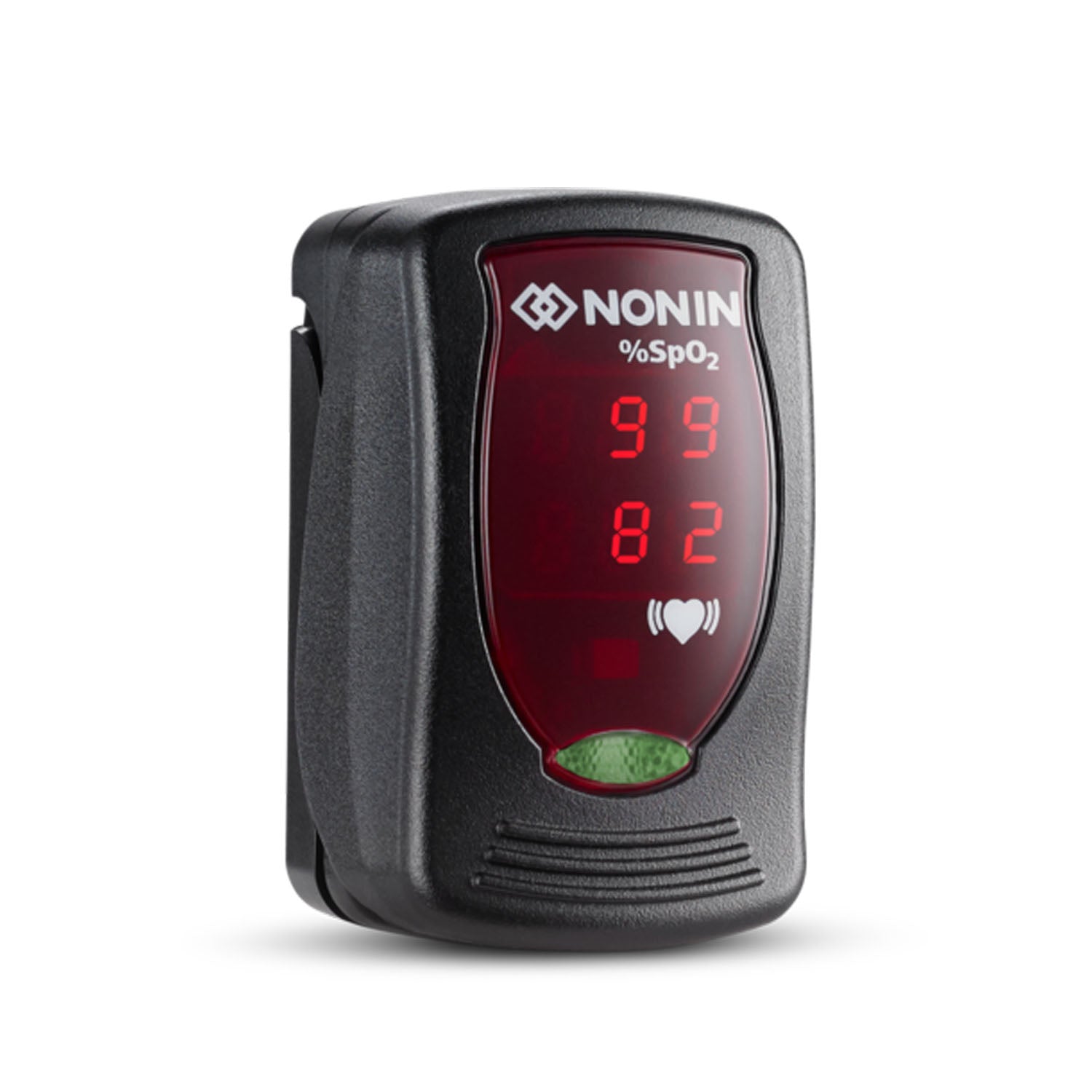 8340-004 - Nonin Medical, Inc. - Black, Standard Accessories Includes: (1) 9590 Quick-Start Guide (QSG), Electronic Version of the IFU (at nonin.com or through product support page) without Lanyard, (2) AAA Alkaline Batteries (Continental US Only - inclu