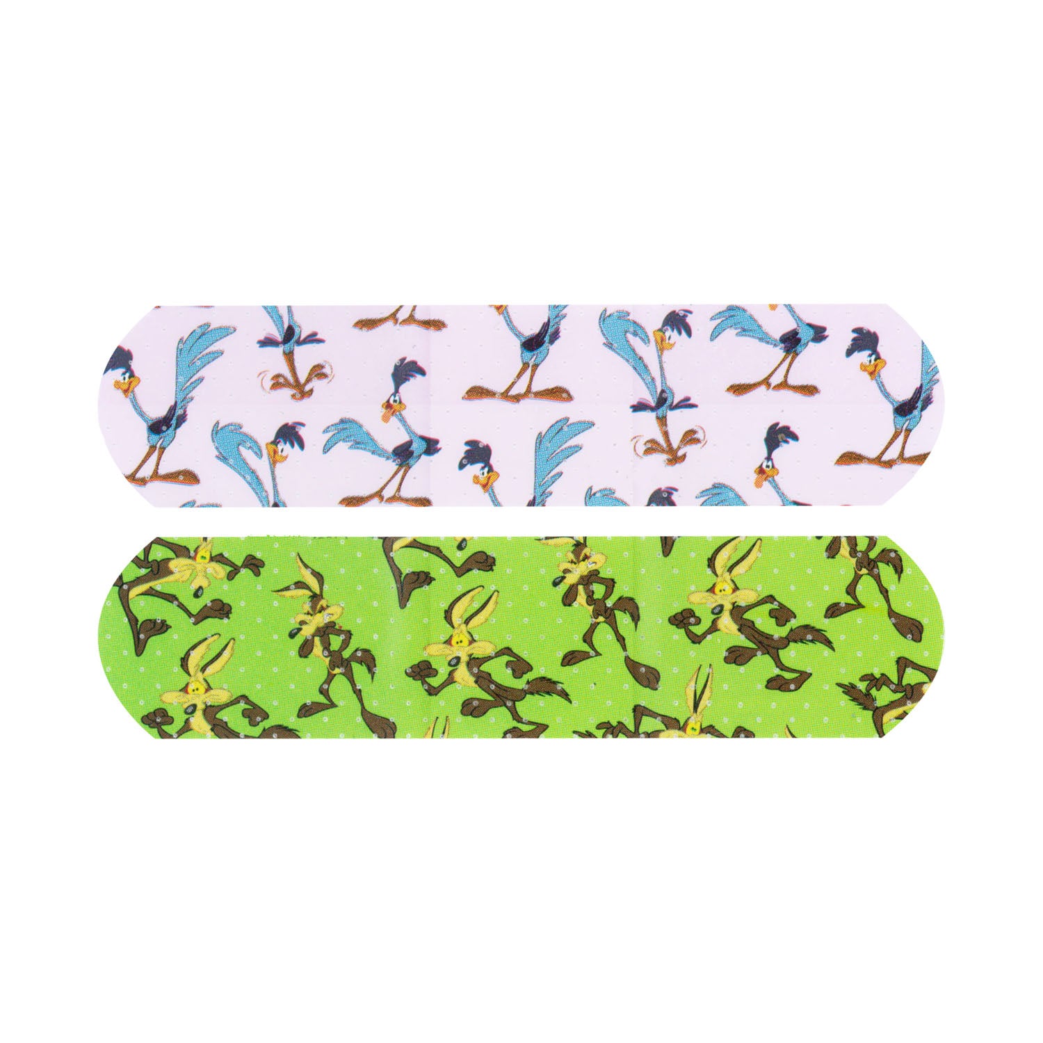 1076737 - Dukal Corporation - Stat Strip® Adhesive Bandage, Looney Tunes™ Wile E. Coyote & Road Runner, ¾" x 3", 100/bx, 12 bx/cs (Item is not authorized to be sold in any direct-to-consumer platform or retail space which includes, but is not limited to,
