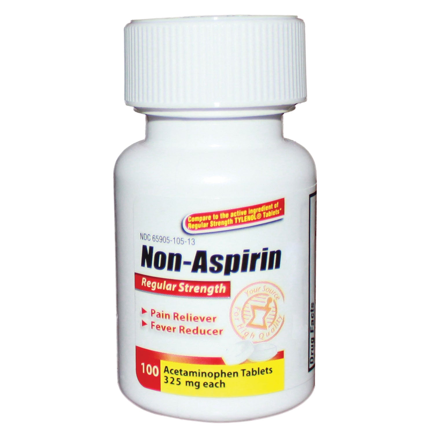 ACT32524 - New World Imports - Acetaminophen Tablets, 325mg, 100/btl, 24 btl/cs, Compare to Tylenol® (Not Available for sale into Canada)    , cs