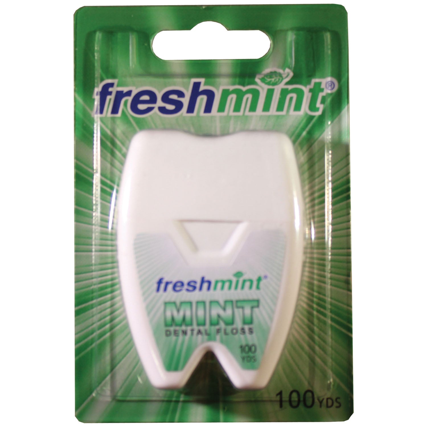 DF100 - New World Imports - Dental Floss, Mint Waxed, 100 yds, 72/cs    , cs