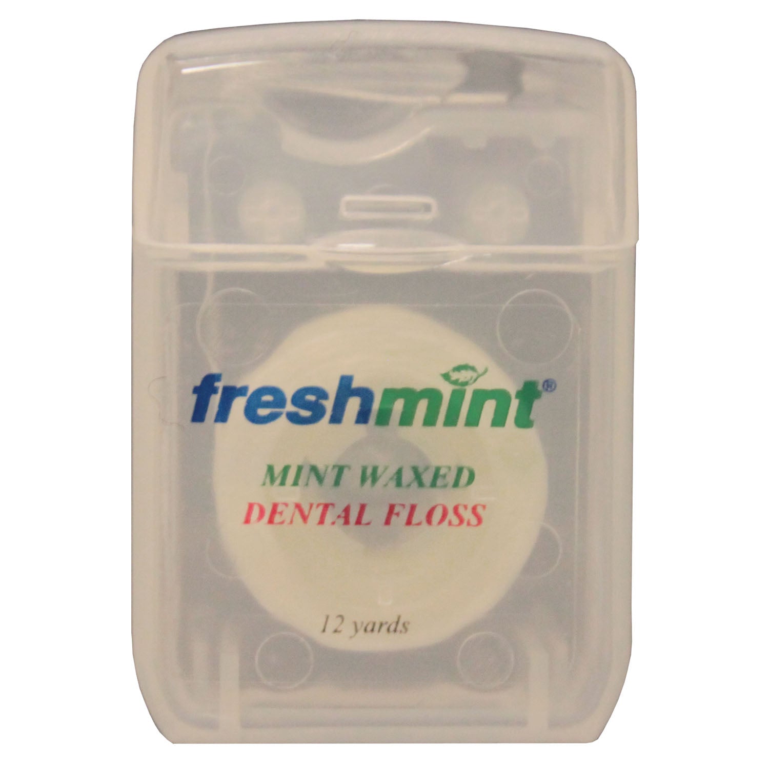 DF12 - New World Imports - Dental Floss, Mint, Waxed, 12 yds, 12/bg, 12 bg/cs    , cs