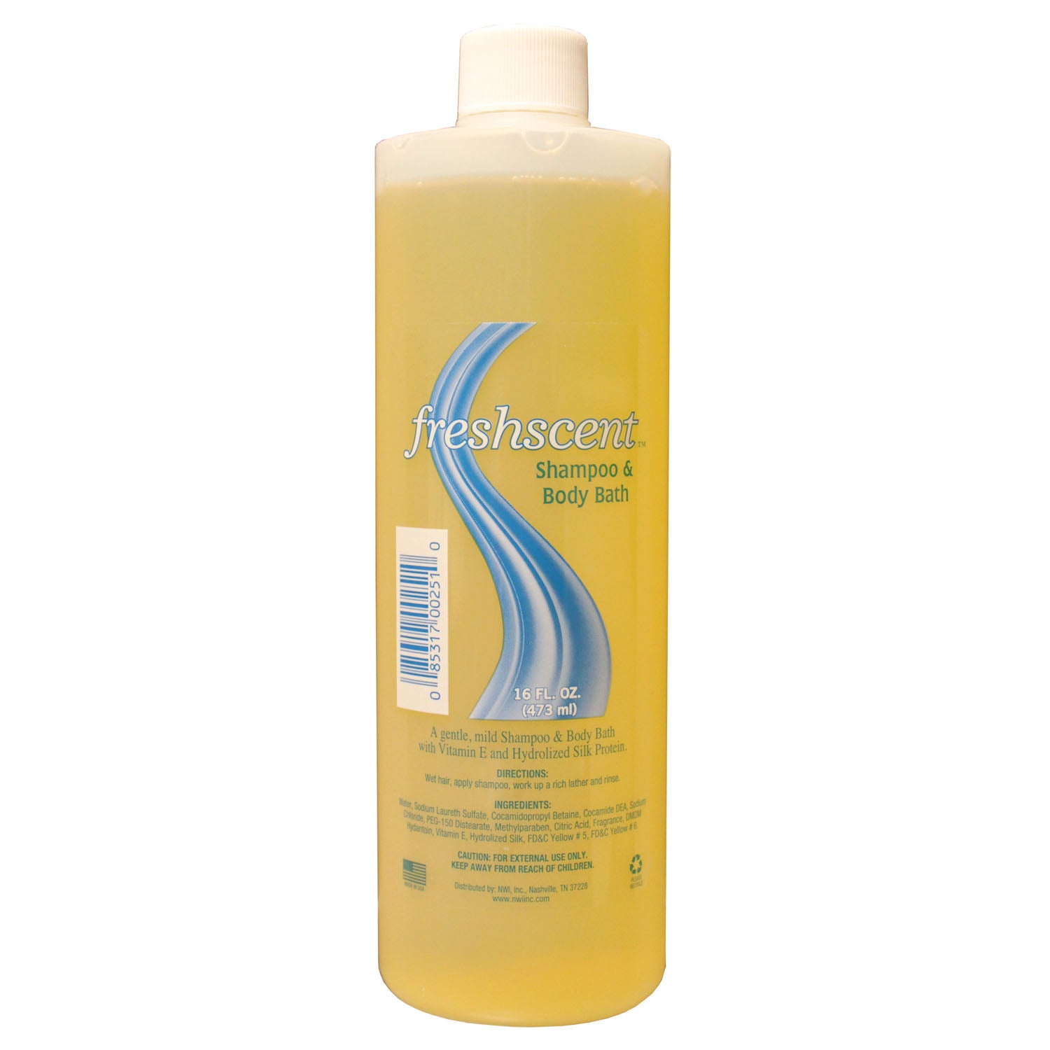 FS16 - New World Imports - Champú y baño corporal, 16 oz, 12/caja (Hecho en EE. UU.), caja