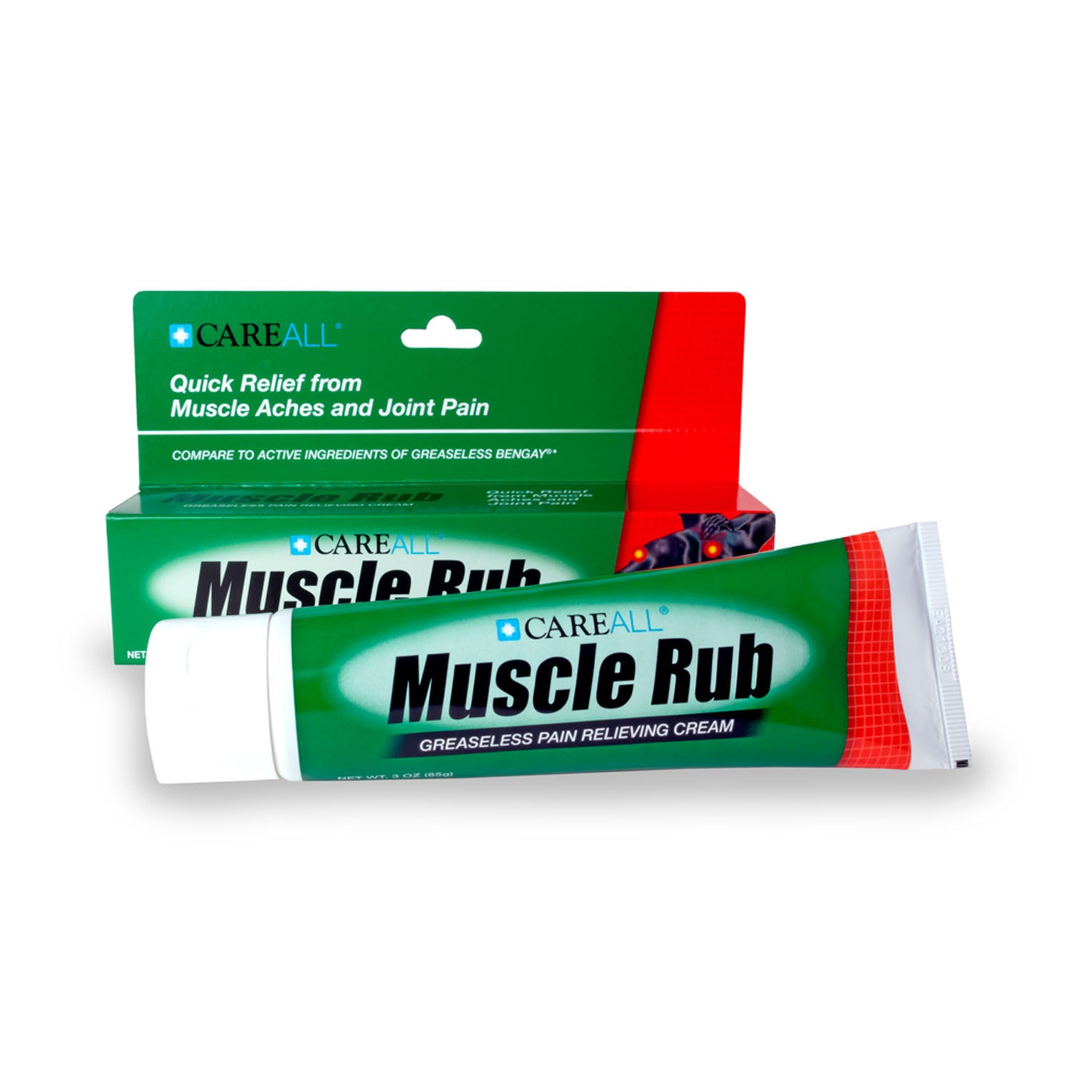 MUS3 - 新世界進口 - 肌肉舒緩膏，3盎司，10%薄荷醇，15%水楊酸甲酯，72支/箱（加拿大不銷售），箱