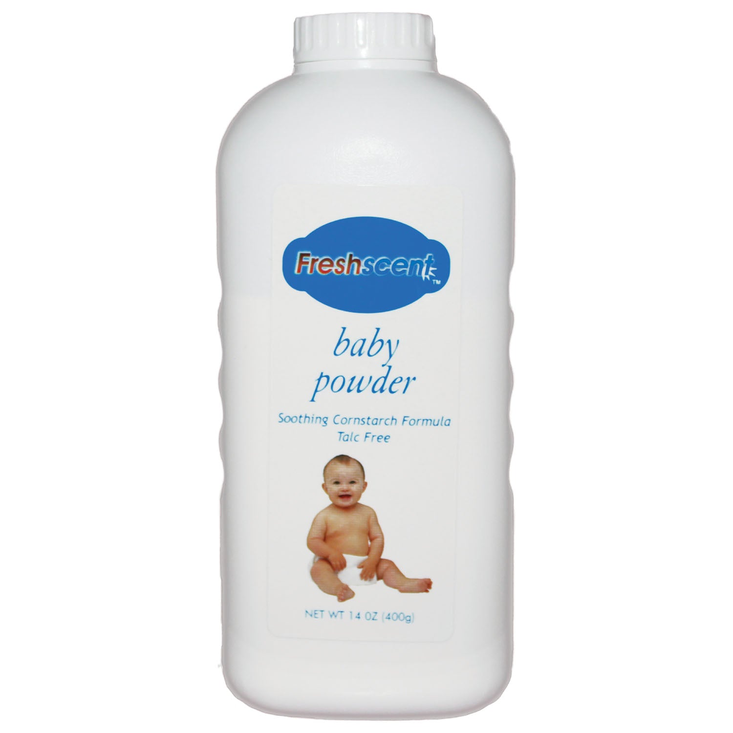 PCS14 - New World Imports - Talco para bebés, sin talco, fórmula calmante de almidón de maíz, 14 oz, 24 unidades