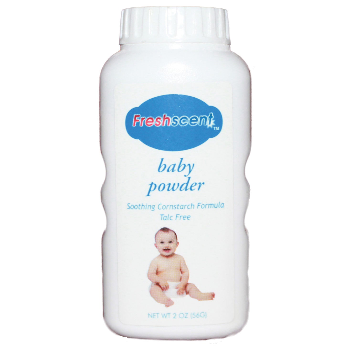PCS2 - New World Imports - Baby Powder, Talc-Free, Soothing Cornstarch Formula, 2 oz, 96/cs    , cs