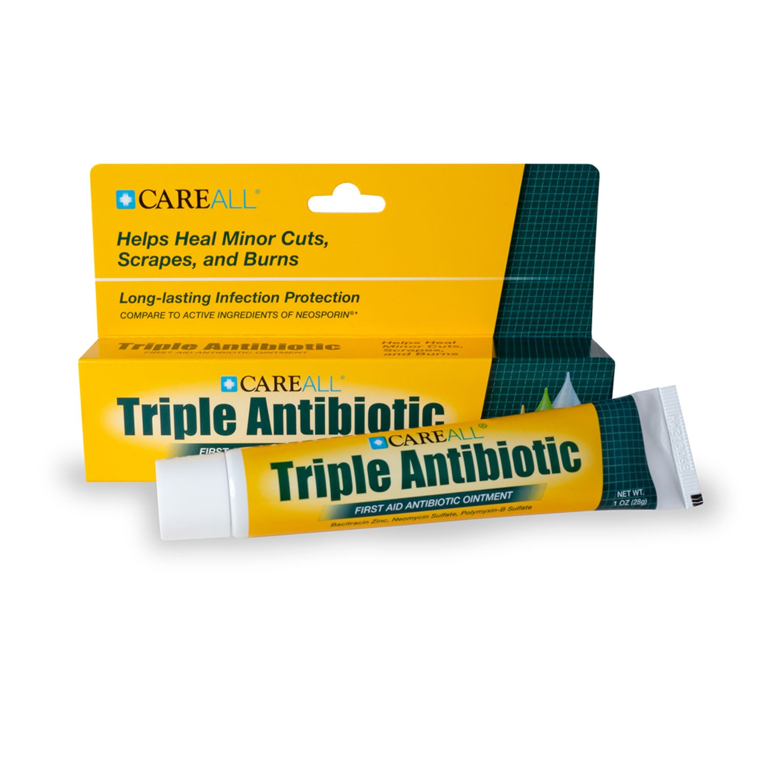 TAO1 - New World Imports - Ungüento antibiótico triple, 1 oz, comparado con los ingredientes activos de Neosporin®, 24/caja (no disponible para la venta en Canadá), caja