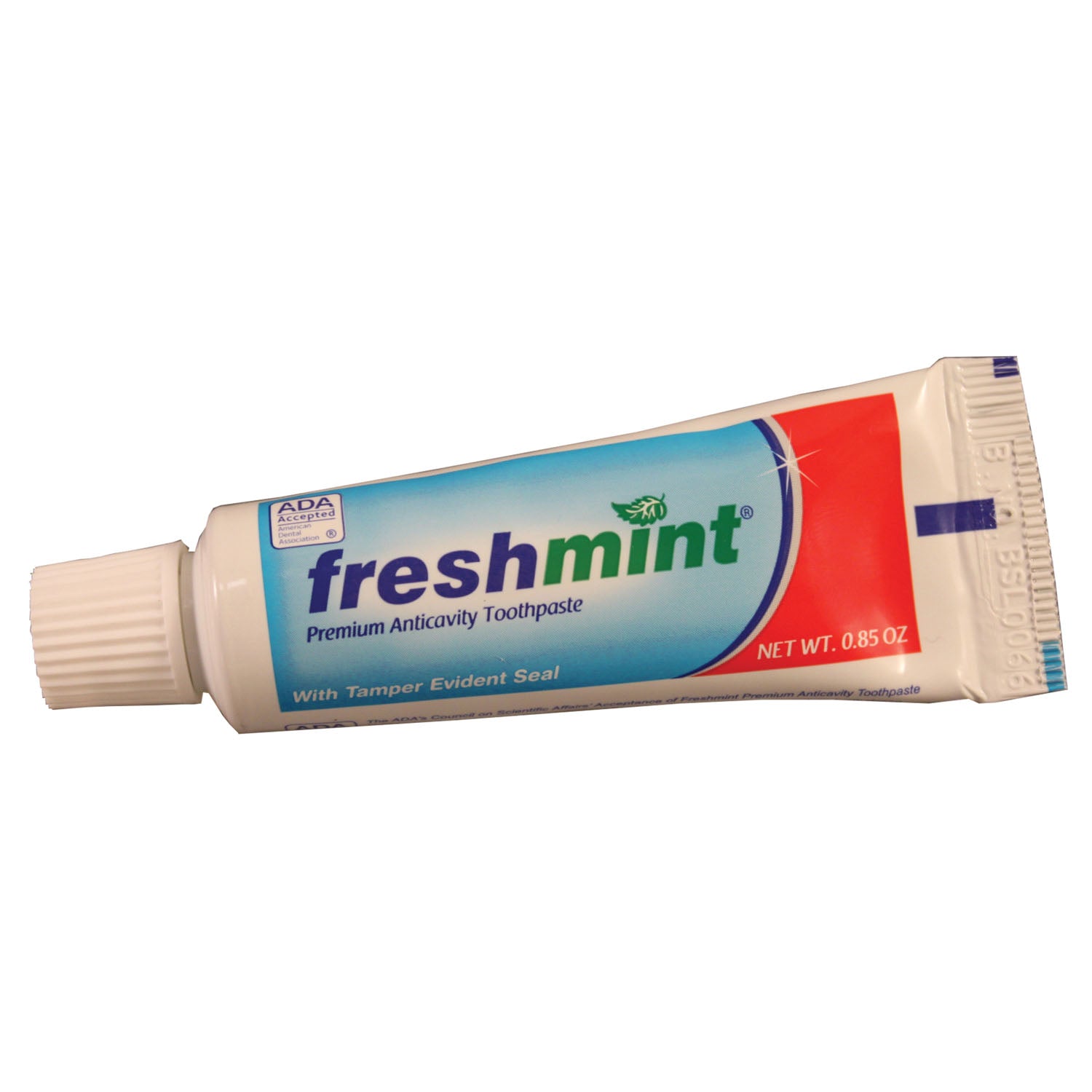 TPADA85SS - New World Imports - Freshmint Premium Anticavity Toothpaste with Safety Seal, ADA Approved, .85 oz, 36/bx, 4 bx/cs (Not Available for sale into Canada)    , cs