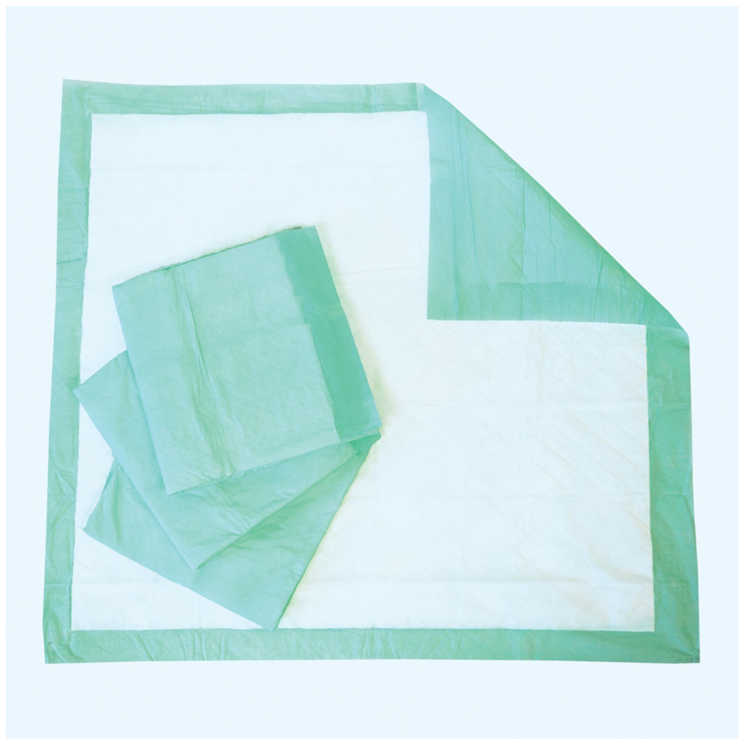 2677 - Principle Business Enterprises - Underpad, X-Large, 28" x 30", Capacity 10.6 fl oz, Green, 10/bg, 10 bg/cs (US Only)    , cs