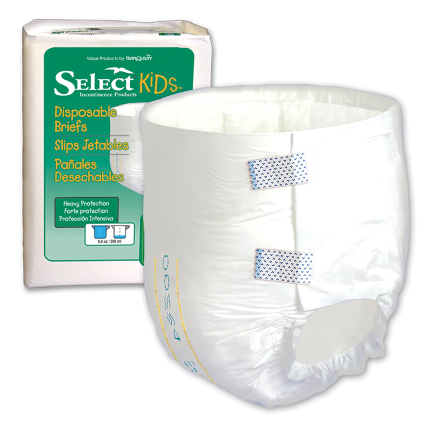 3665 - Principle Business Enterprises - Brief, X-Large, 56"-64" W/H, Capacity 23.0 fl oz, Beige, 8/bg, 8 bg/cs (US Only) (To Be DISCONTINUED)    , cs