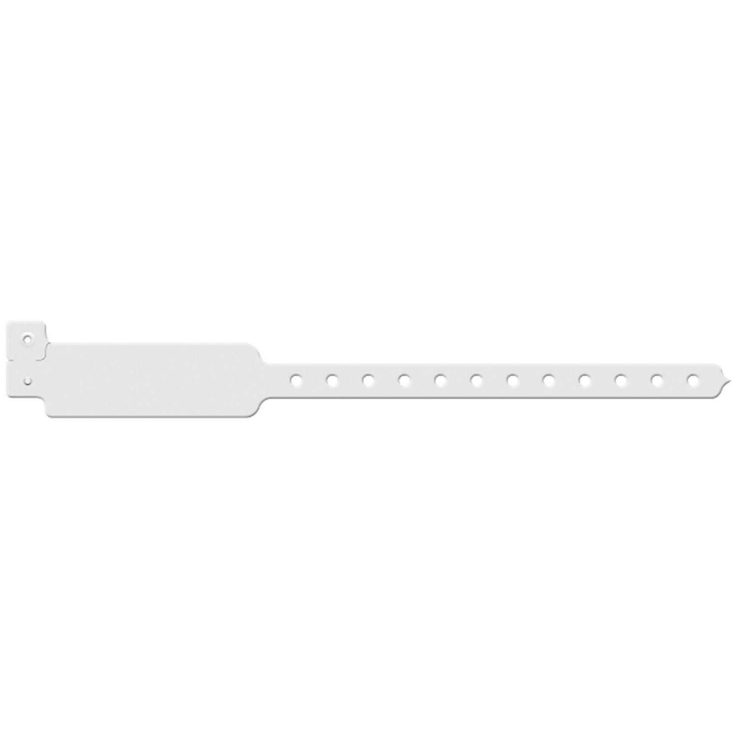 100C - Medical ID Solutions - Wristband, Adult/ Pediatric, Write-On Vinyl, Custom Printed, Clear, 500/bx    , bx