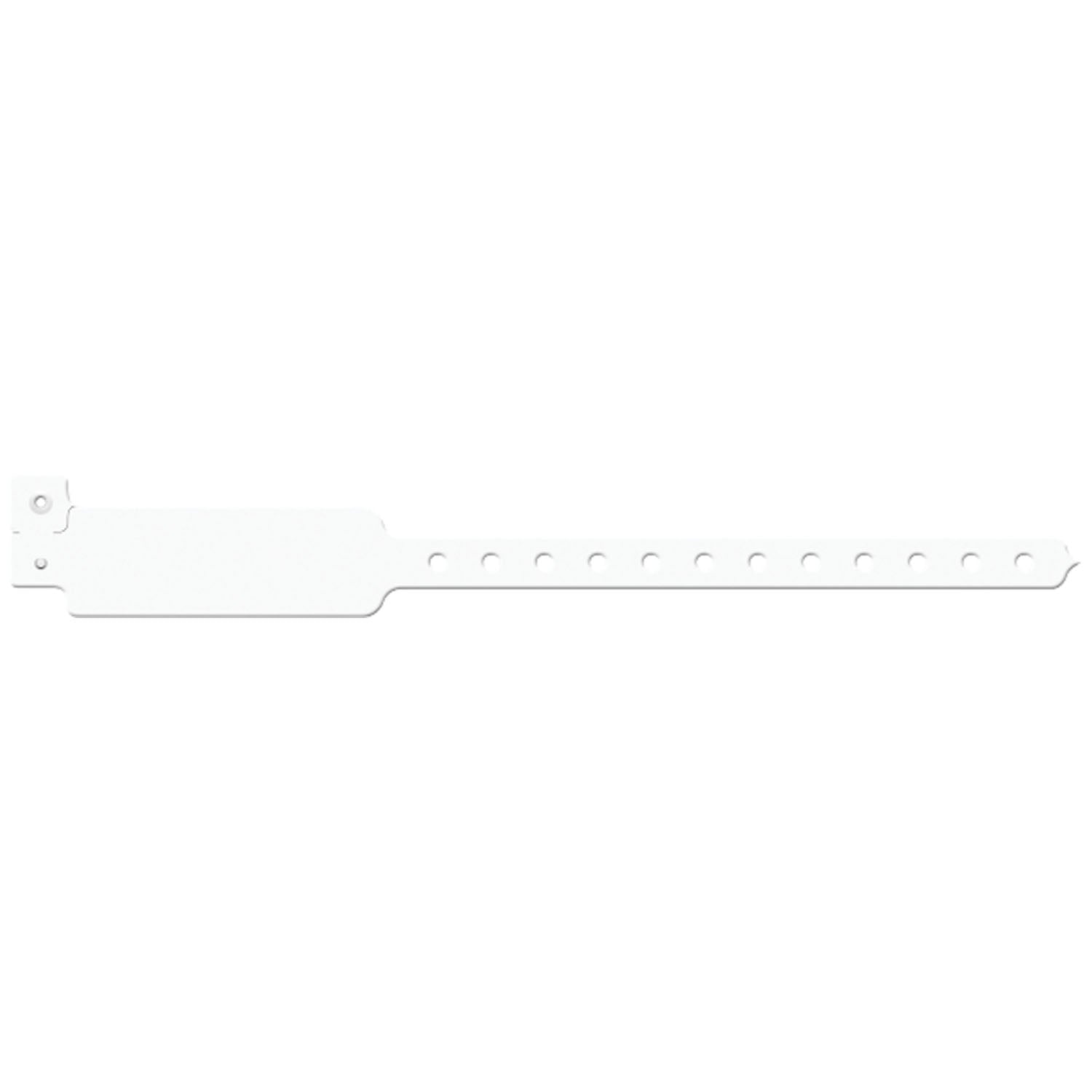101C - Medical ID Solutions - Wristband, Adult/ Pediatric, Write-On Vinyl, Custom Printed, White, 500/bx    , bx