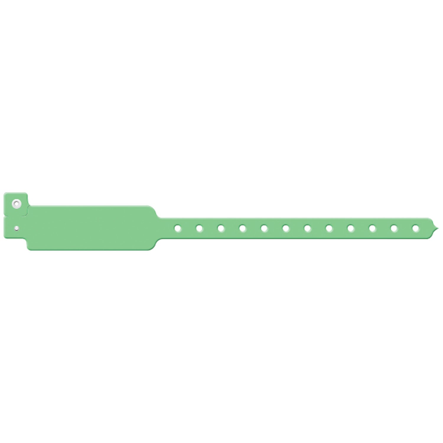 103C - Medical ID Solutions - Wristband, Adult/ Pediatric, Write-On Vinyl, Custom Printed, Green, 500/bx    , bx