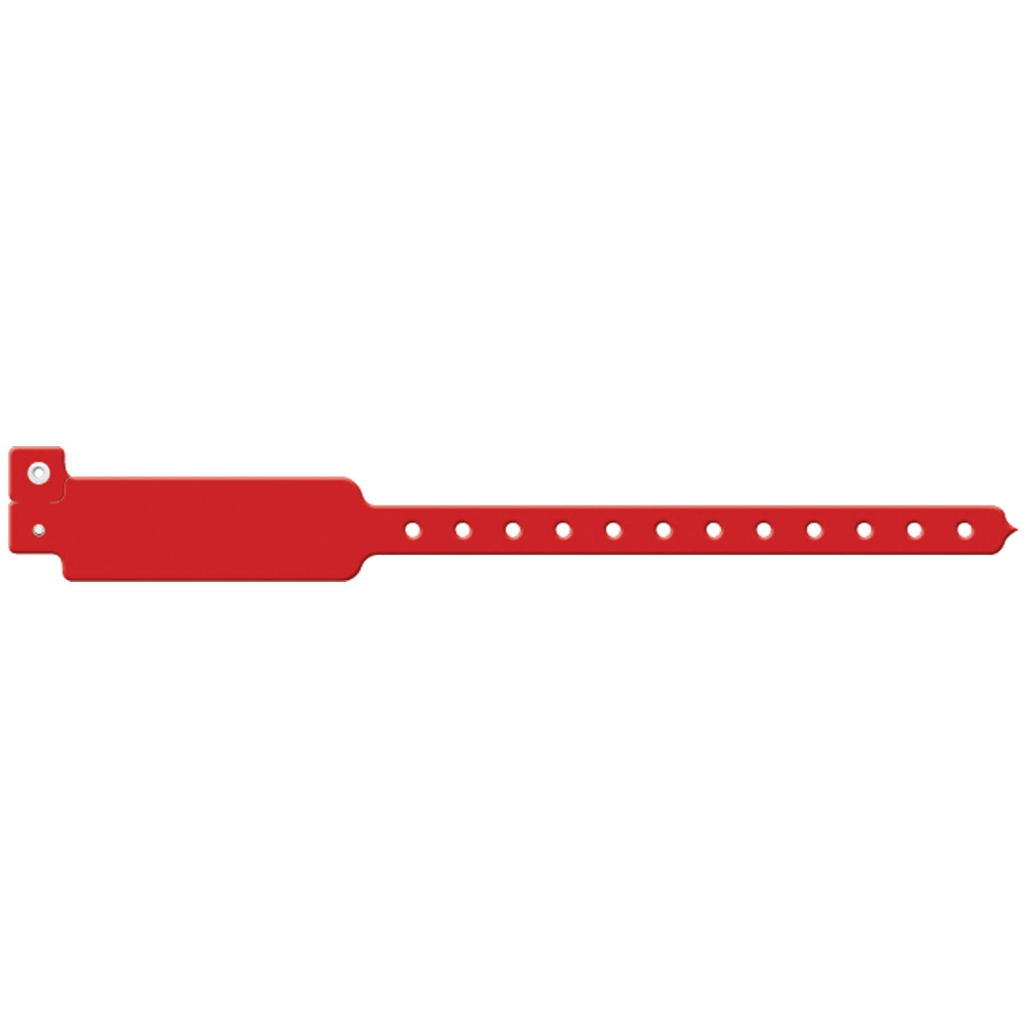 104C - Medical ID Solutions - Wristband, Adult/ Pediatric, Write-On Vinyl, Custom Printed, Red, 500/bx    , bx