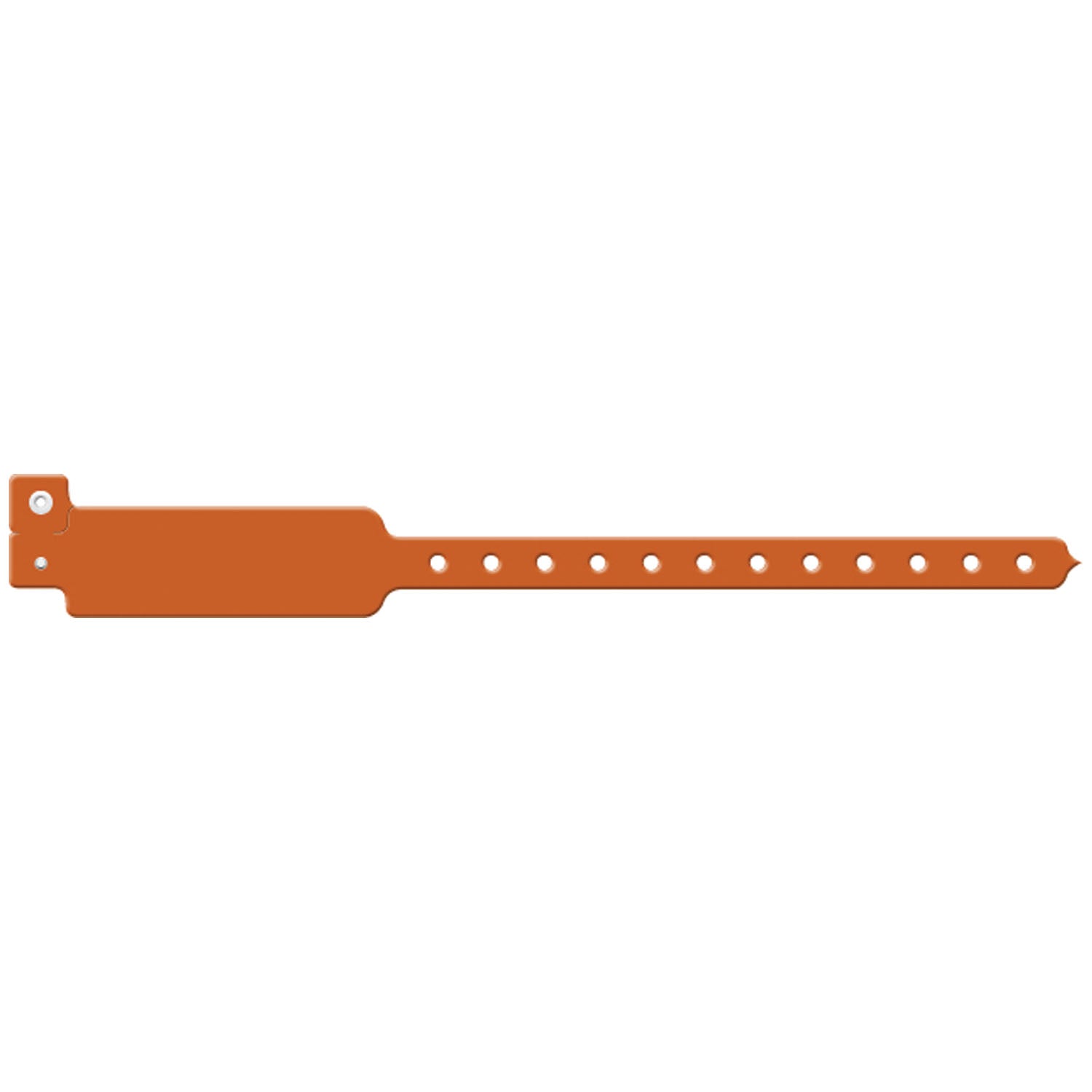 105 - Medical ID Solutions - Wristband, Adult/ Pediatric, Write-On Vinyl, Orange, 500/bx    , bx