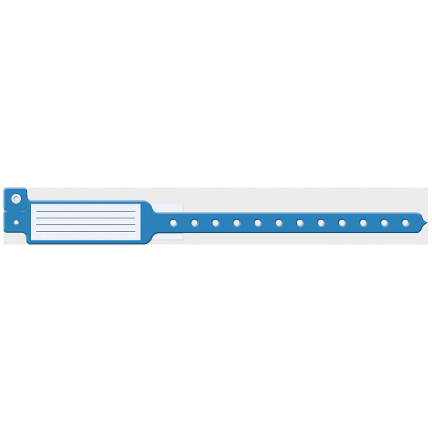 142C - Medical ID Solutions - Wristband, Adult/ Pediatric, 10", Insert Vinyl, Custom Printed, Blue, 250/bx    , bx