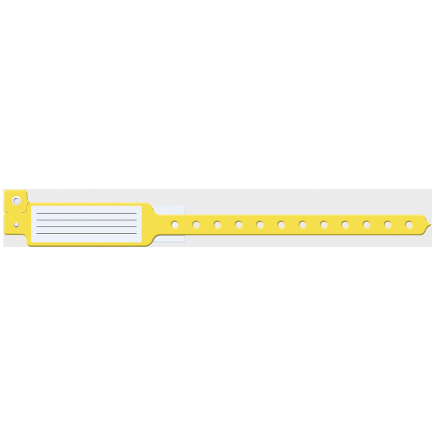 146C - Medical ID Solutions - Wristband, Adult/ Pediatric, 10", Insert Vinyl, Custom Printed, Yellow, 250/bx    , bx