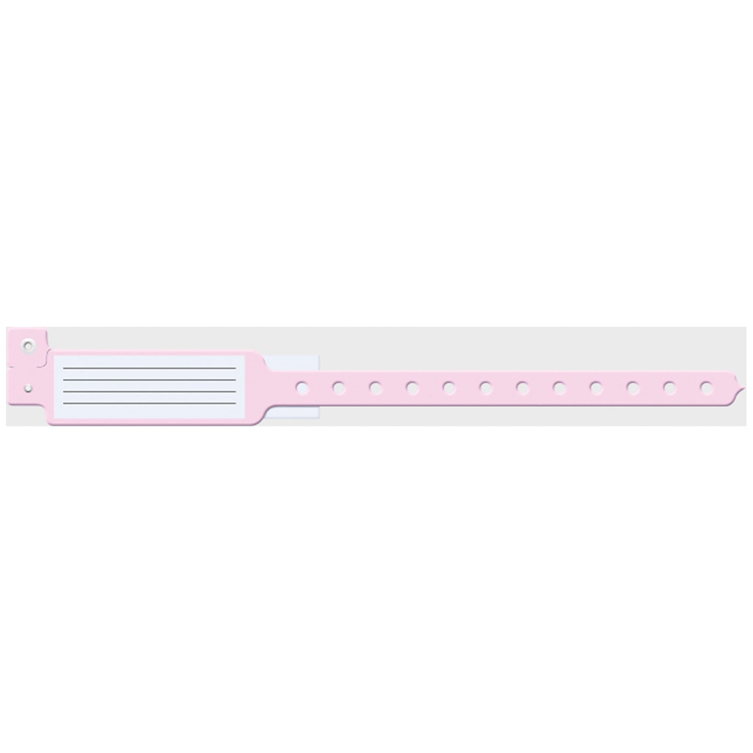 147 - Medical ID Solutions - Wristband, Adult/ Pediatric, 10", Insert Vinyl, Pink, 250/bx    , bx