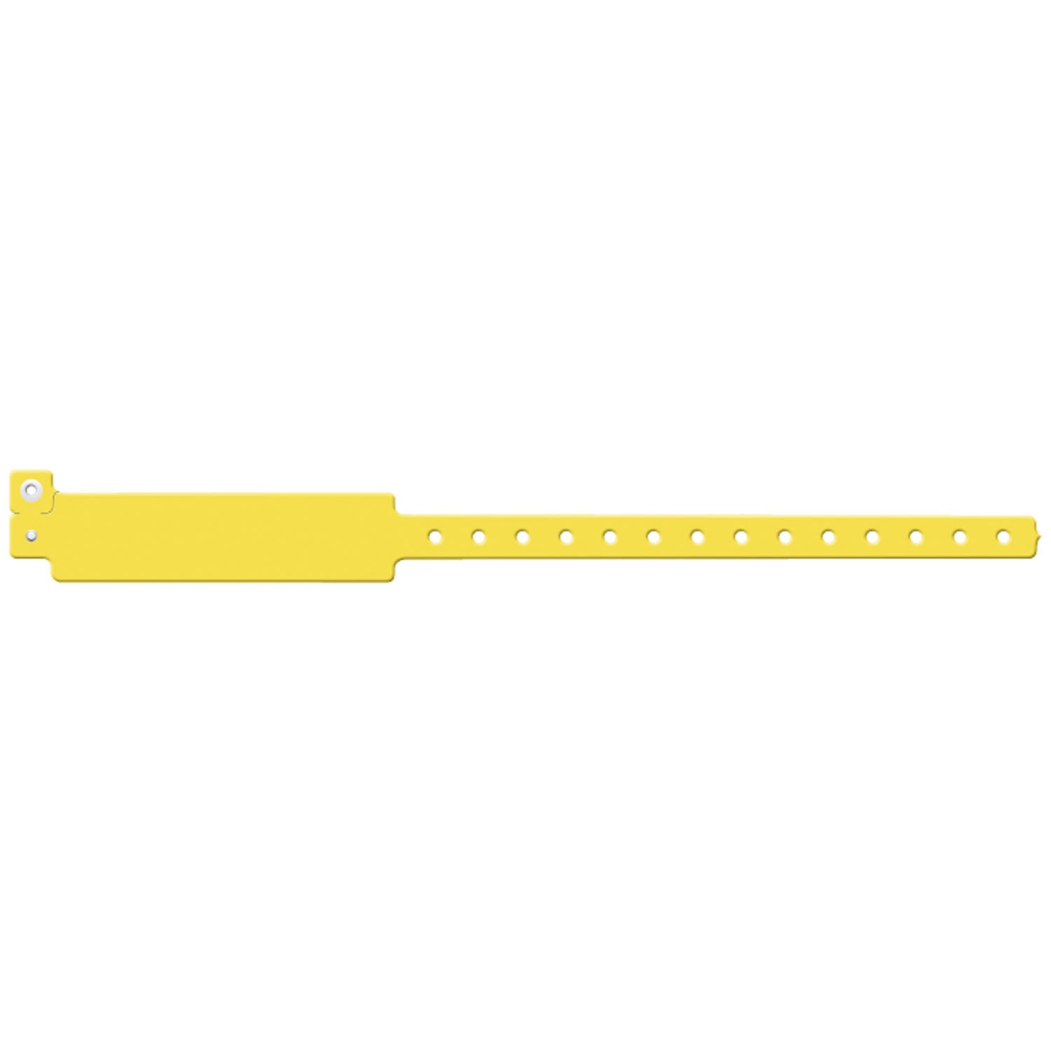 206 - Soluciones de identificación médica - Pulsera para adultos, vinilo para escribir, amarilla, 500/caja