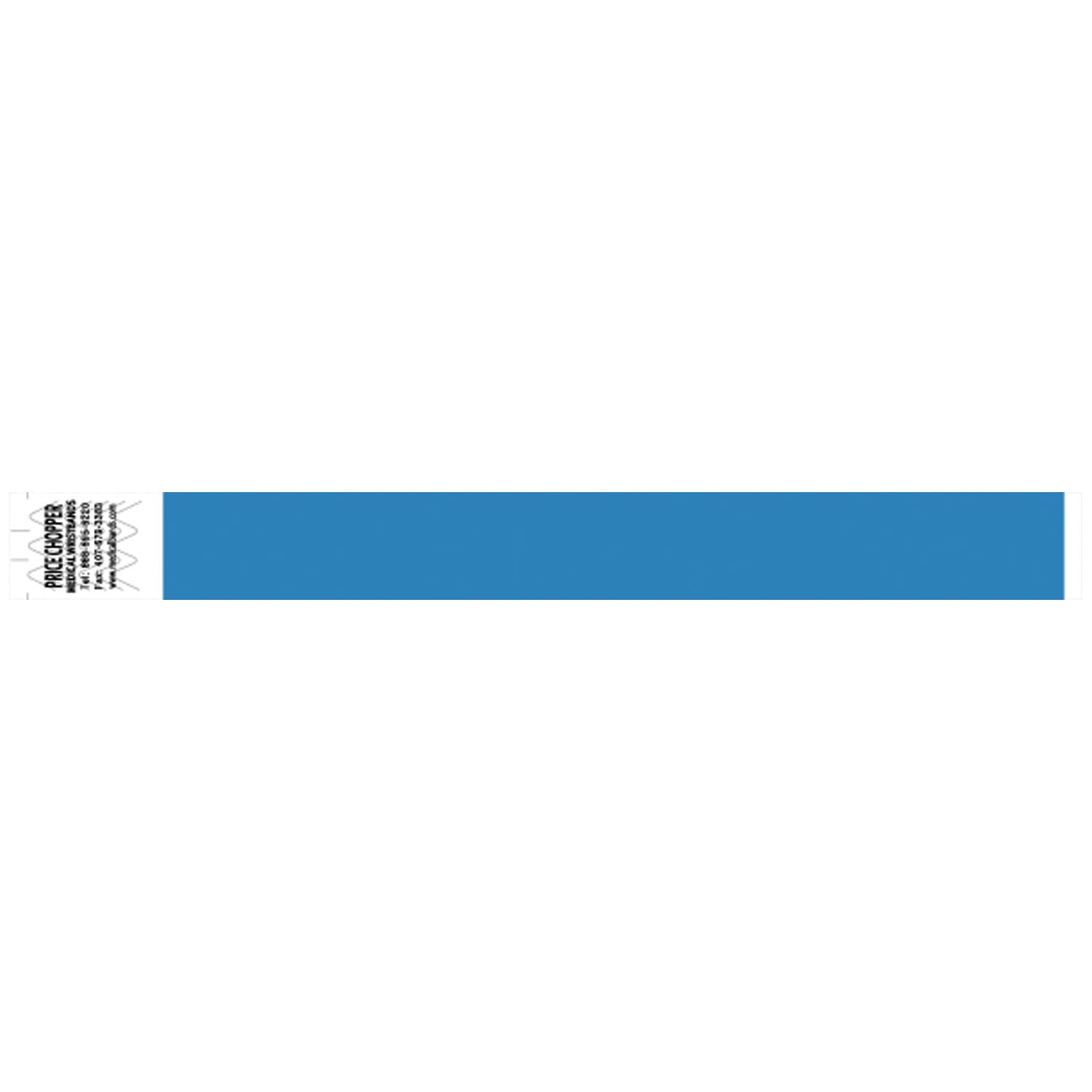 2102 - Medical ID Solutions - Wristband, Tyvek 1", Solid Blue, 1000/bx    , bx