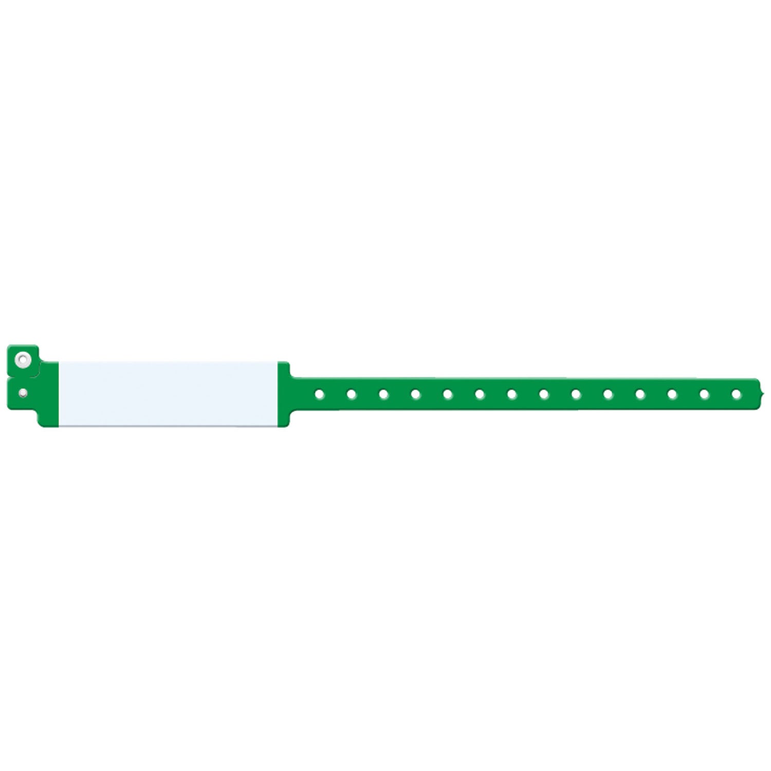 223 - Soluciones de identificación médica - Pulsera para adultos, vinilo para impresora, verde, 500 unidades por caja