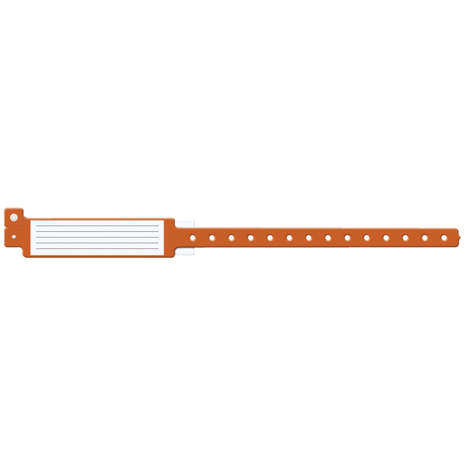 245 - Medical ID Solutions - Wristband, Adult, 12", Insert Vinyl, Orange, 250/bx    , bx
