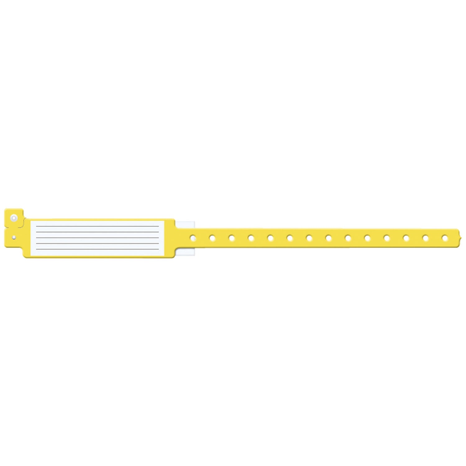 246C - Medical ID Solutions - Wristband, Adult, 12", Insert Vinyl, Custom Printed, Yellow, 250/bx    , bx