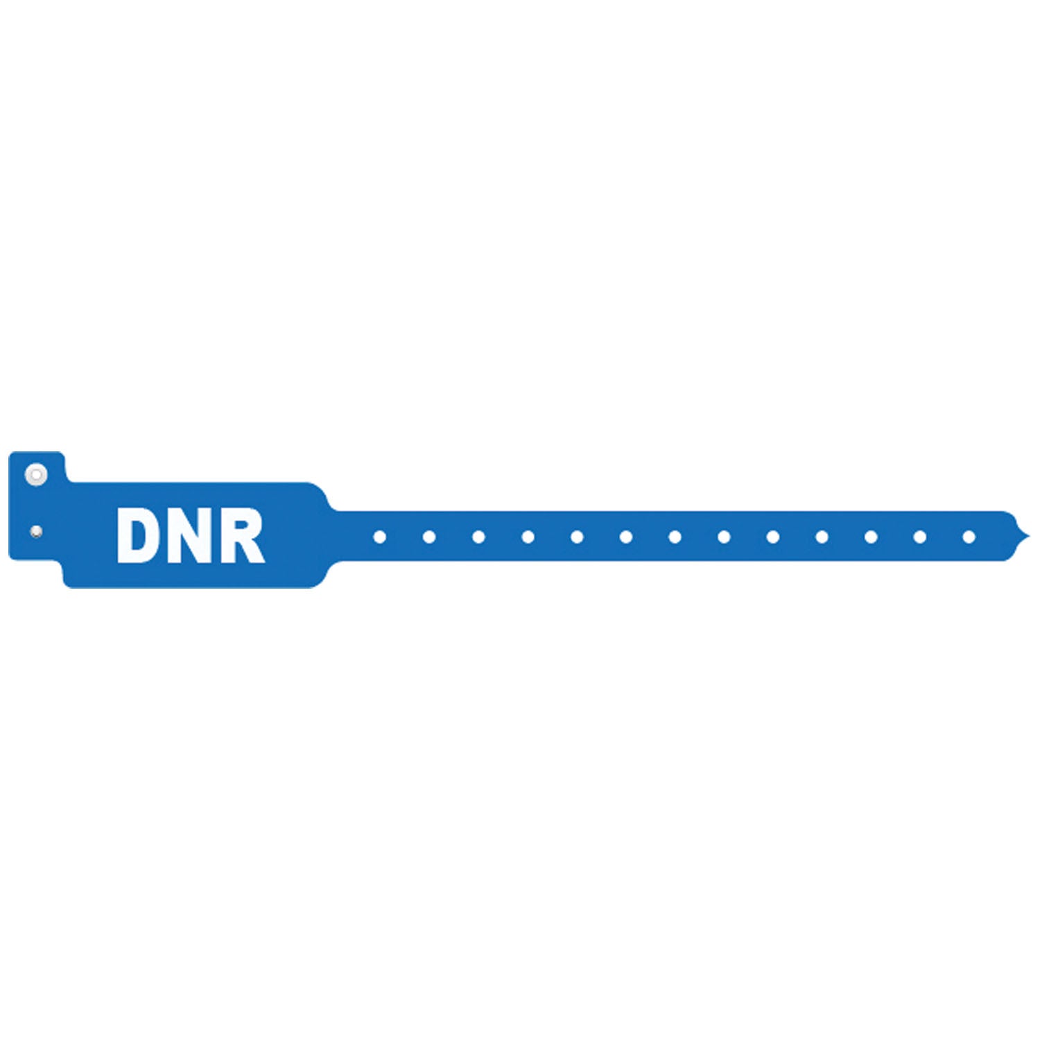 3102DNR - 醫療識別解決方案 - 腕帶，成人/兒童，三層複合材質，DNR（放棄心肺復甦）標識，藍色，500個/盒，盒裝