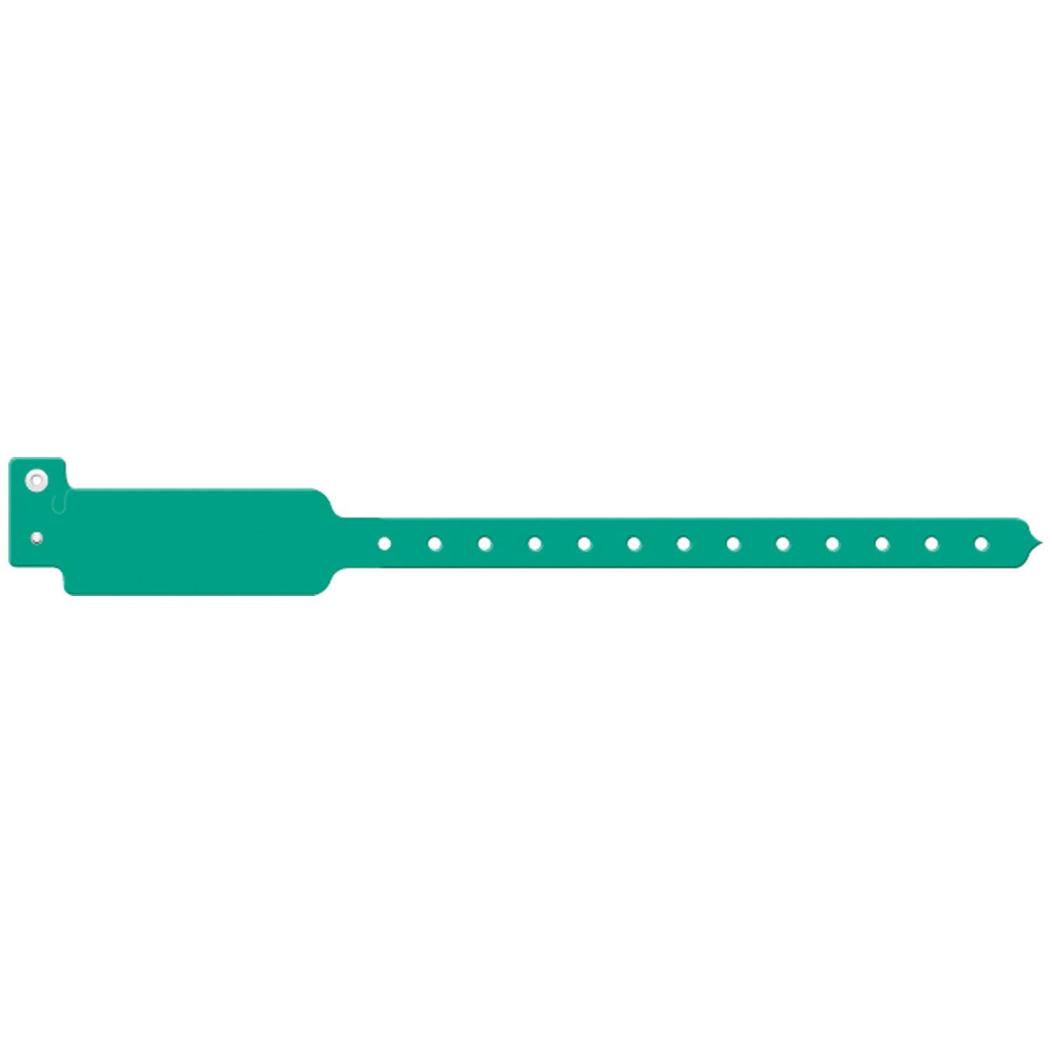 3103C - Medical ID Solutions - Wristband, Adult/ Pediatric, Write-On Tri-Laminate, Custom Printed, Green, 500/bx    , bx