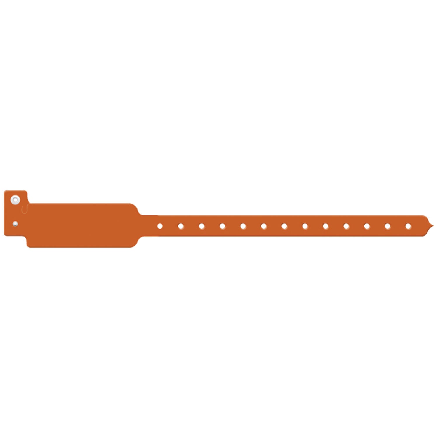 3105 - Soluciones de identificación médica - Pulsera para adultos/niños, laminada triple para escritura, naranja, 500 unidades por caja